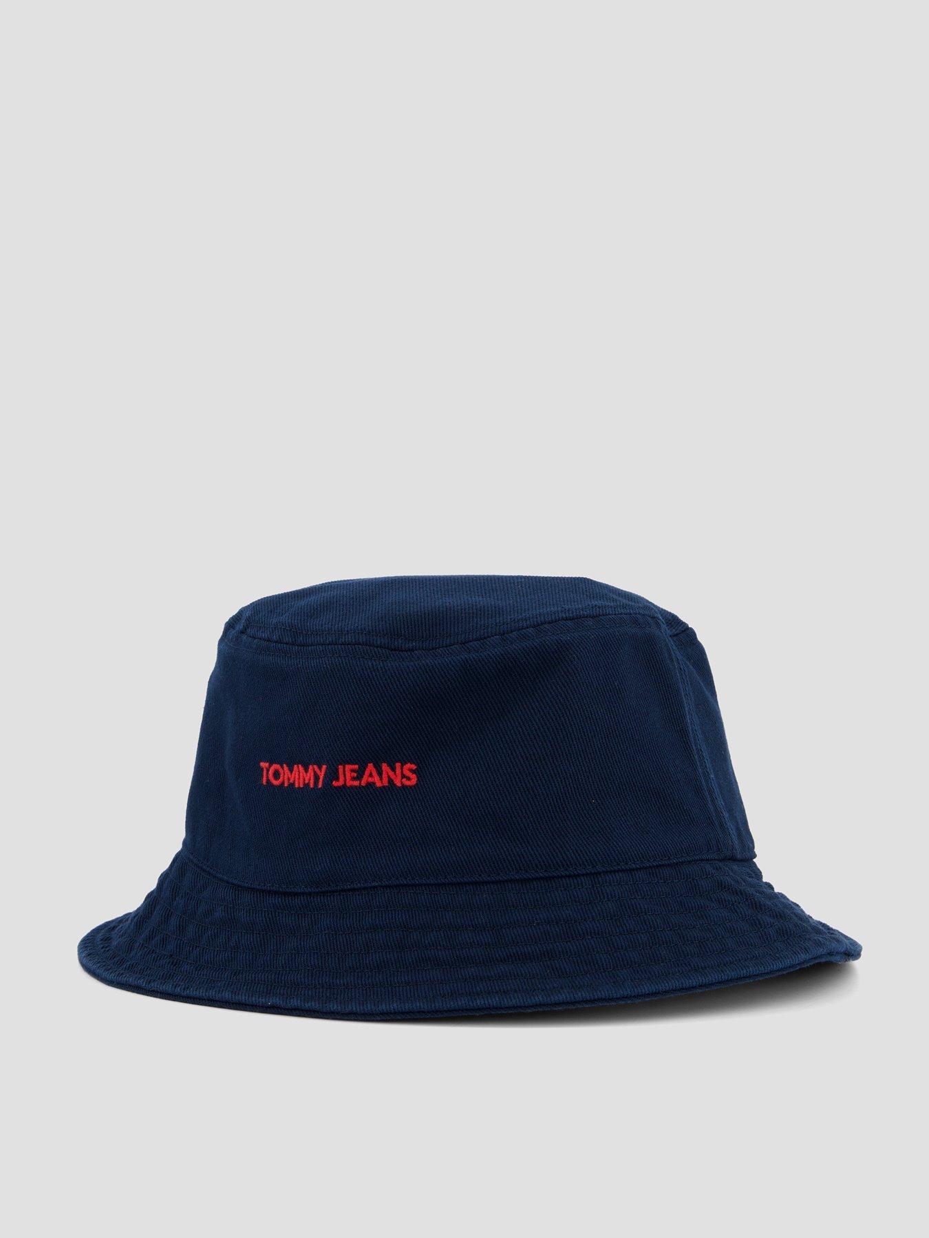 Image 4 of 4 of Tommy Jeans Heritage Washed Bucket Hat - Navy
