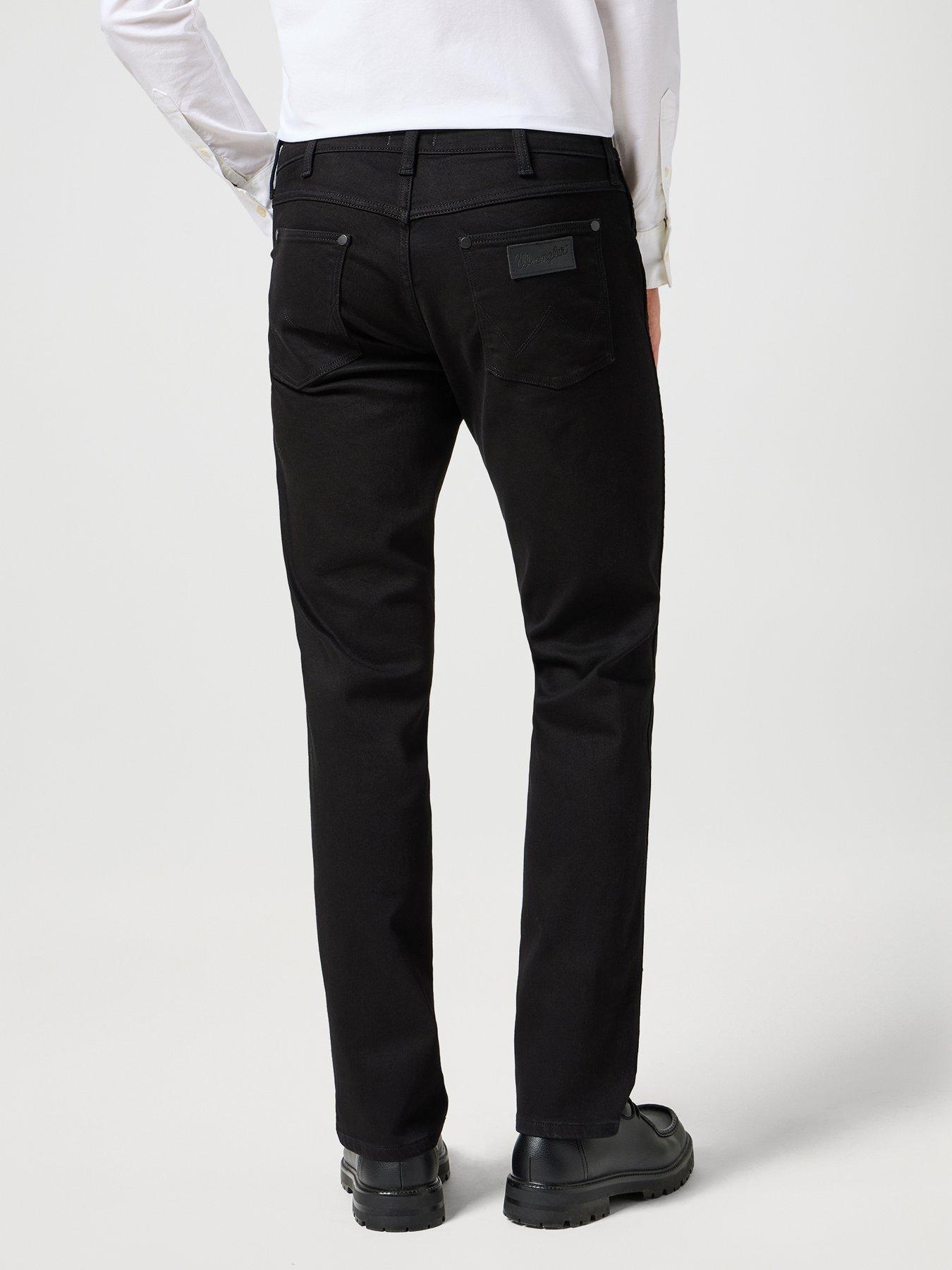 Image 3 of 5 of Wrangler Greensboro Regular Fit Jeans - Black
