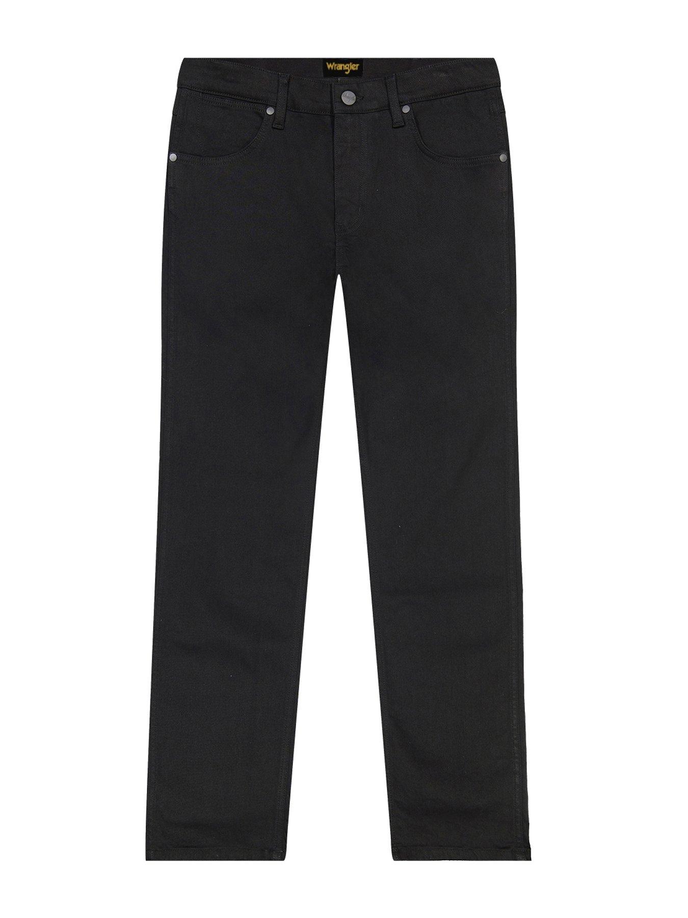 Image 5 of 5 of Wrangler Greensboro Regular Fit Jeans - Black