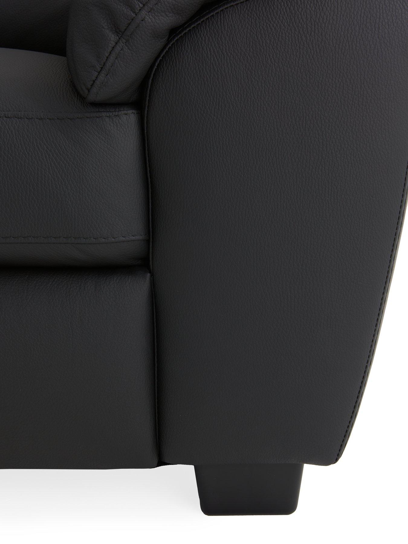 Image 5 of 6 of The Very Collection Montreal 3 Seater Leather Sofa + Chair - FSC&reg; Certified