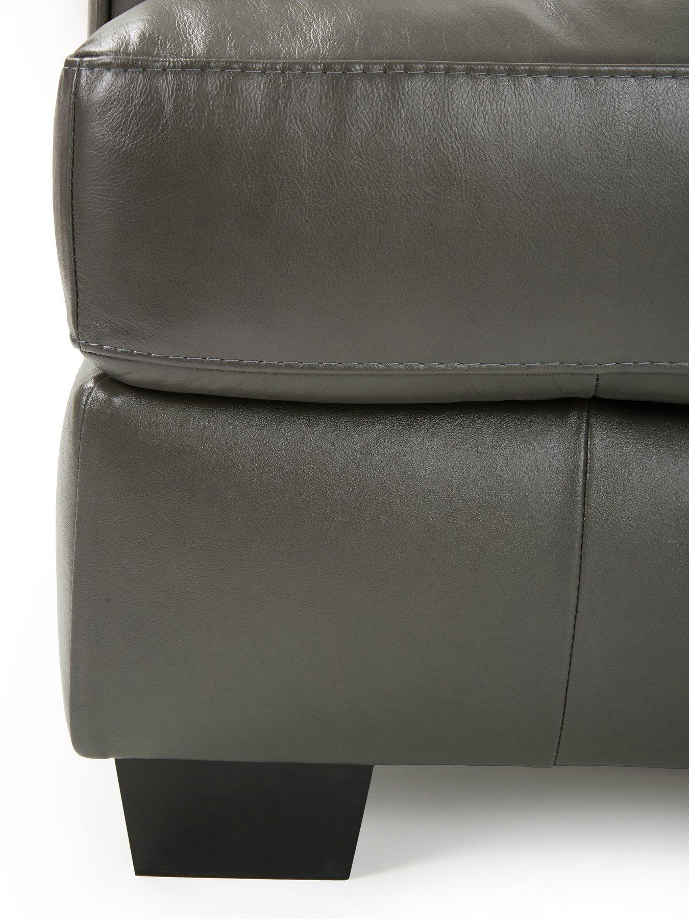 Image 6 of 6 of The Very Collection Astoria 3 Seater Leather Sofa + Chair - FSC&reg; Certified