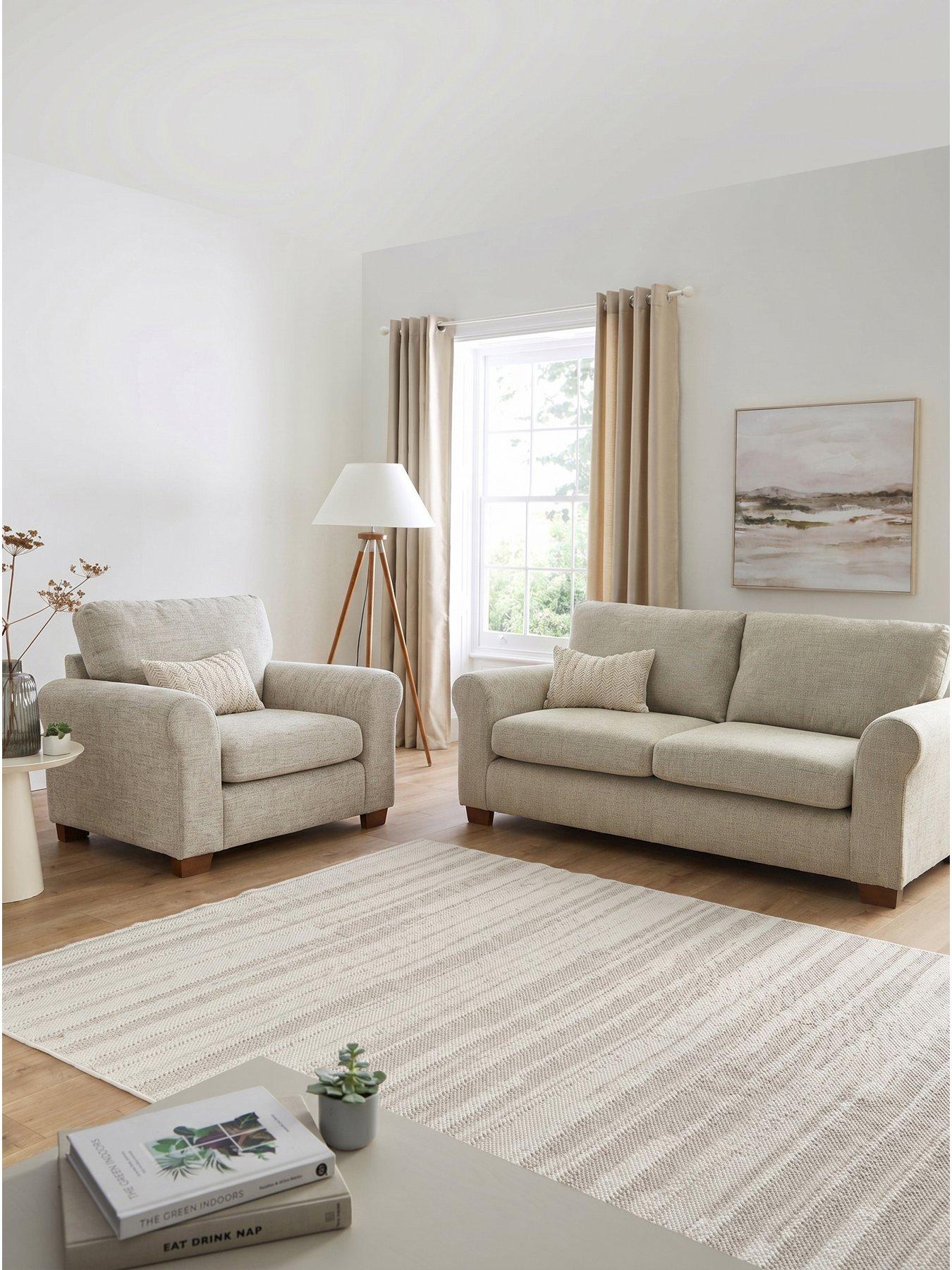 The Very Collection New Bailey 3 Seater Sofa + Chair Set - FSC® Certified