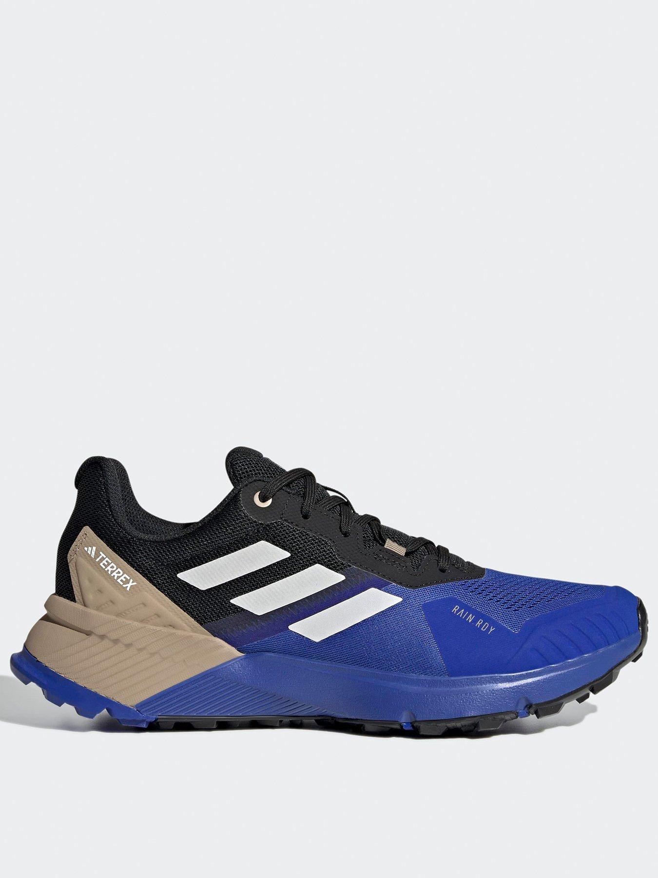 adidas Terrex Mens Trail Running Soulstride Rain Ready Trainers - Blue