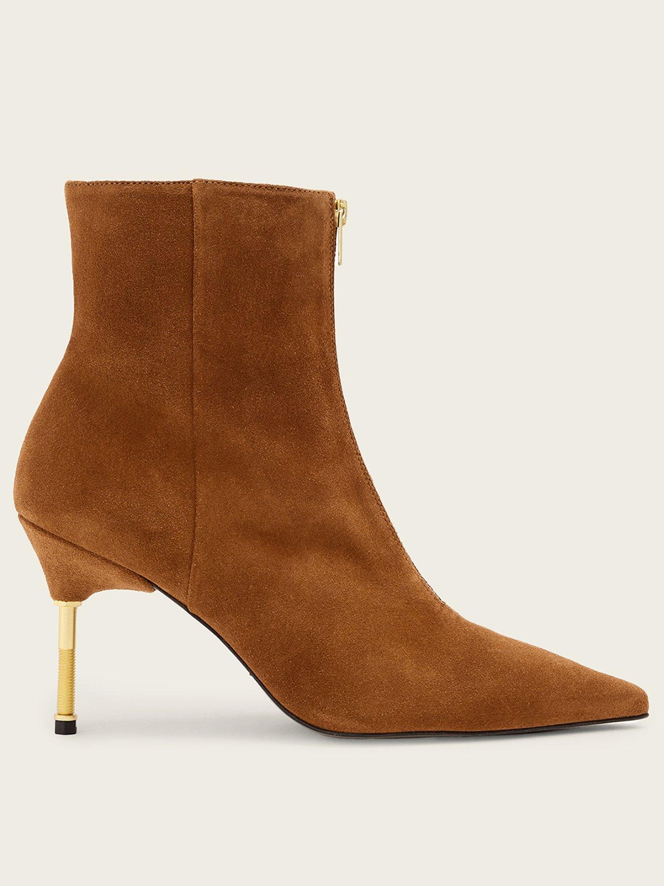  image of allsaints-natasha-suede-boots-brown