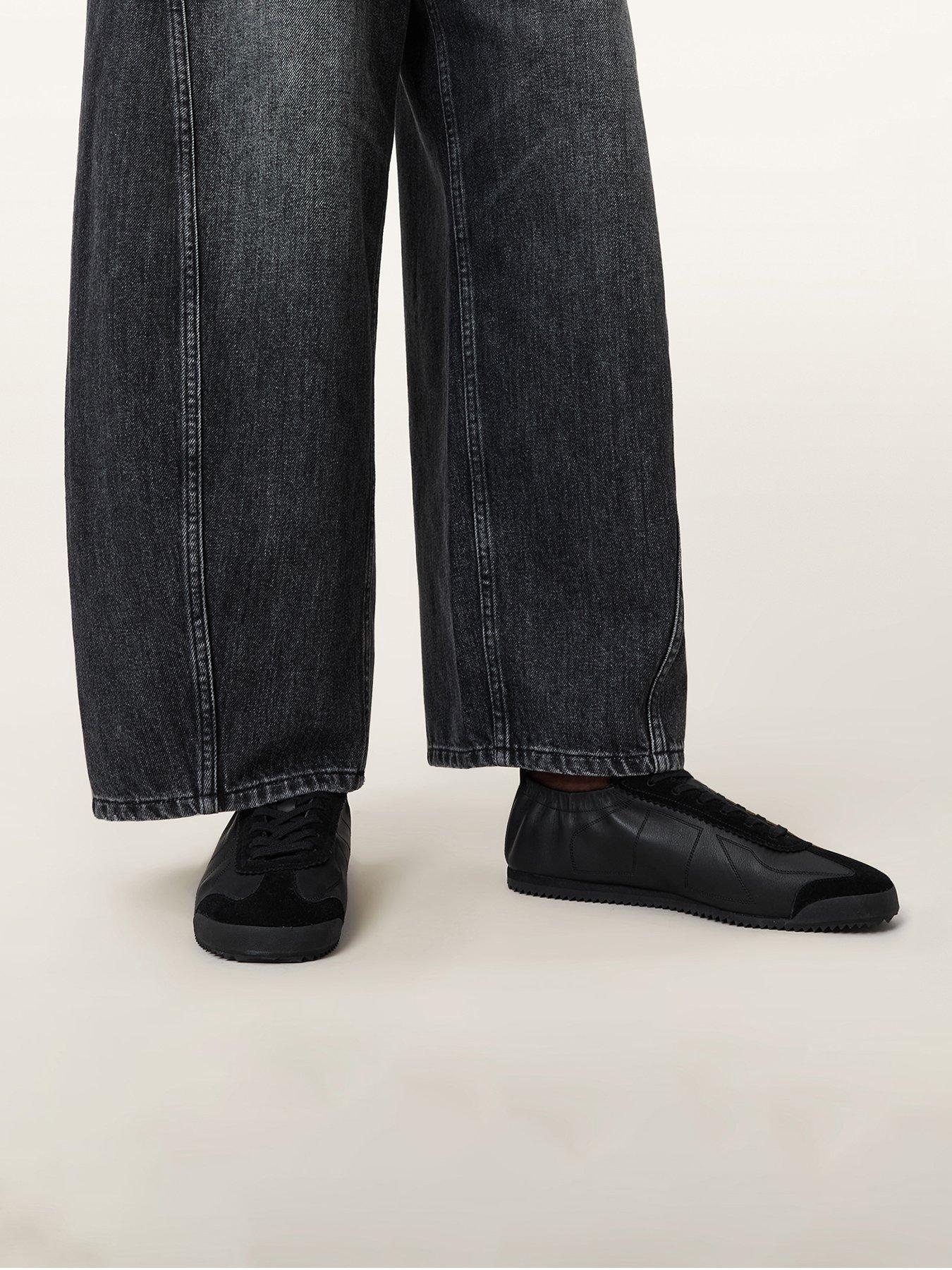 Image 2 of 6 of AllSaints Kenny Runner - Black