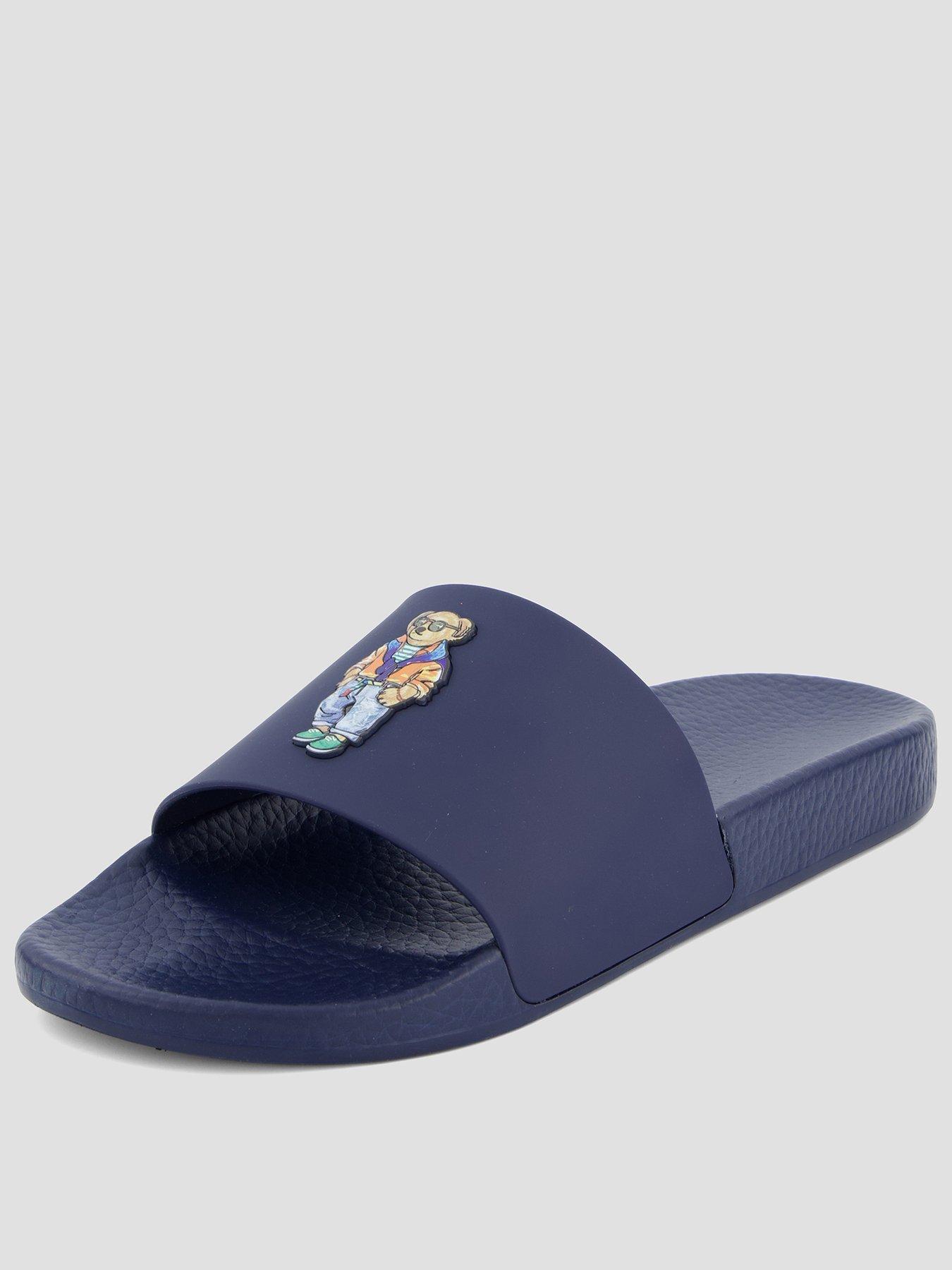 Polo Ralph Lauren Bear Pool Slider - Navy