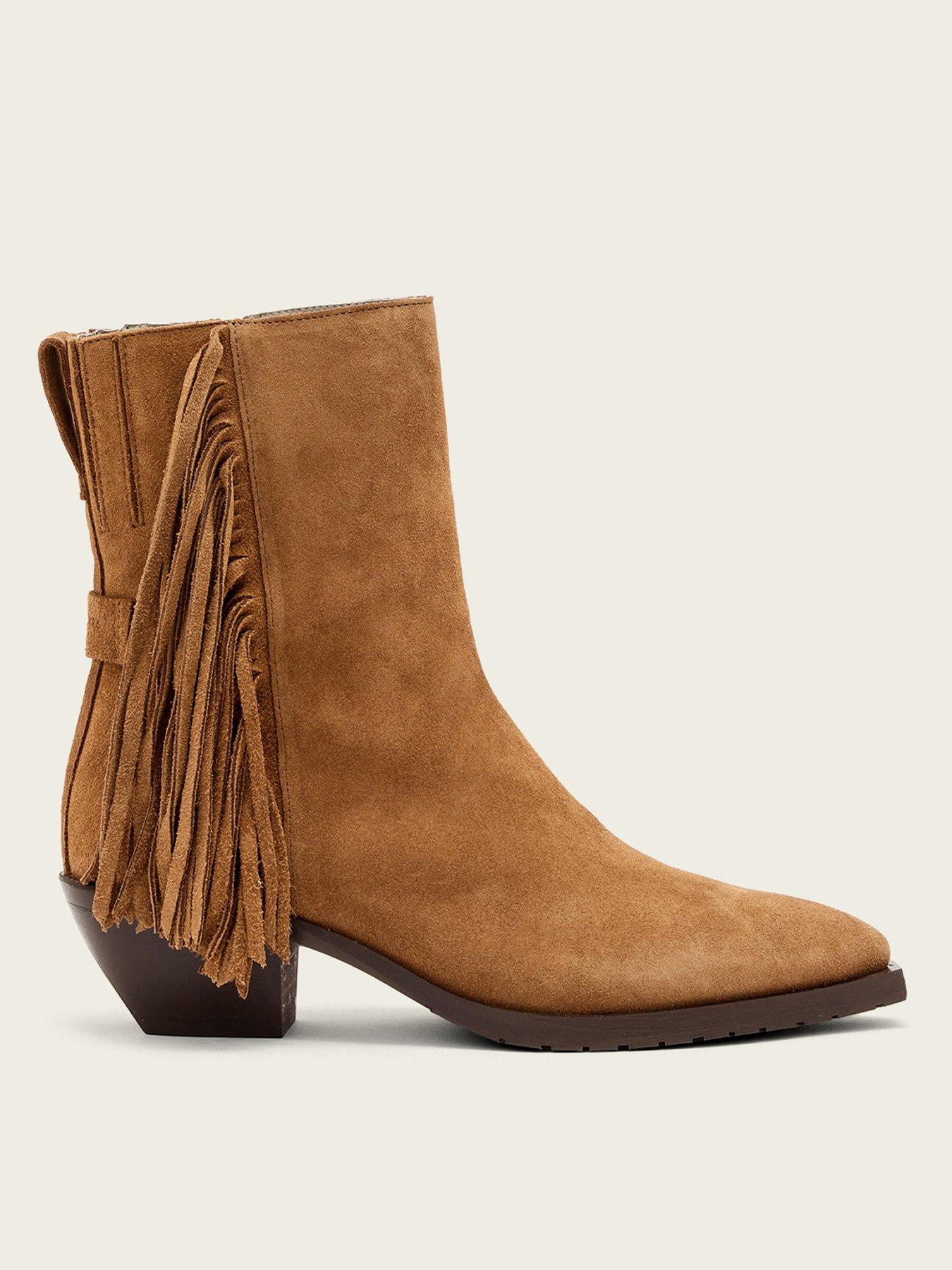 AllSaints BAZELY FRINGE BOOT