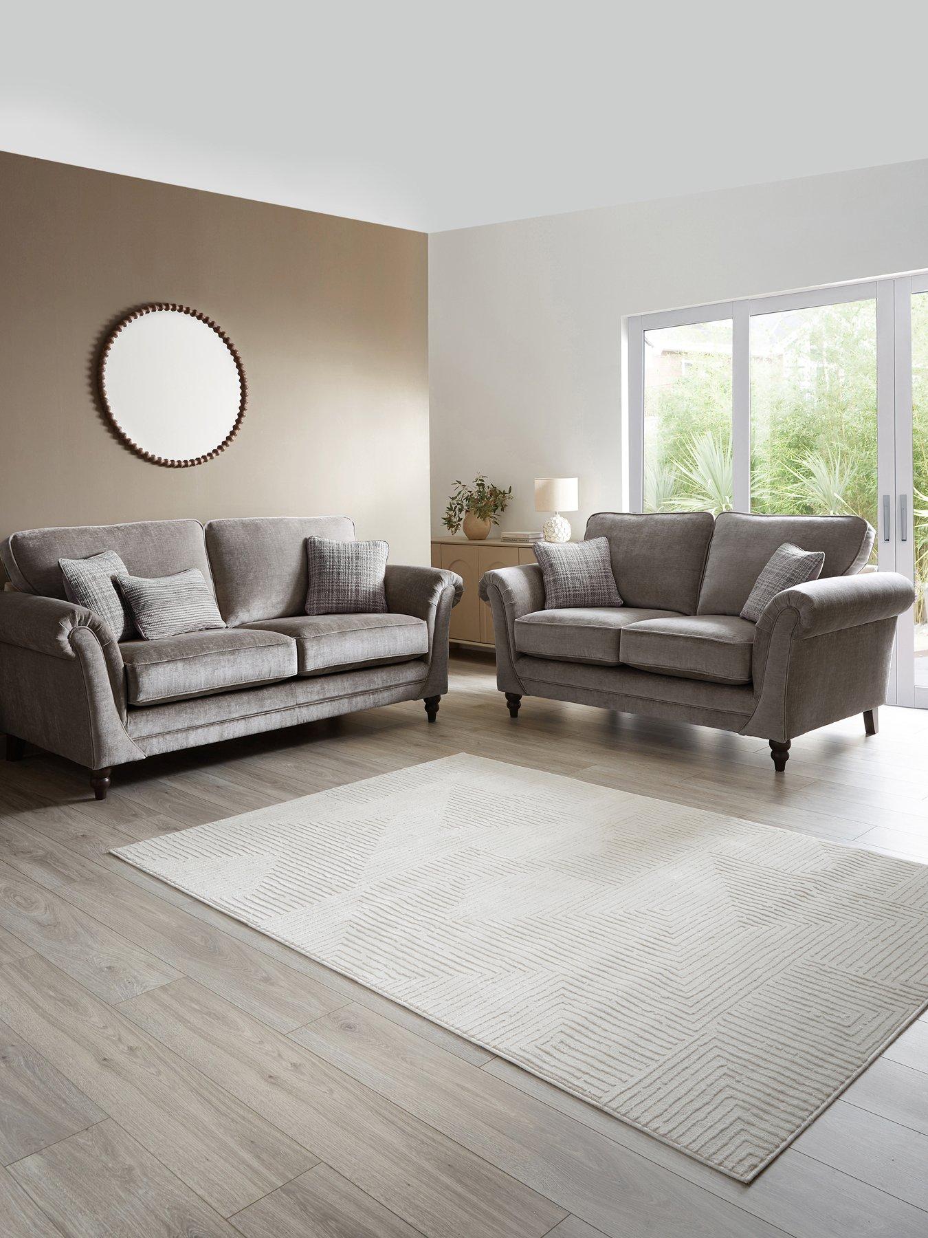 The Very Collection Highgate 3 + 2 Seater Fabric Sofa Set (Buy  &  SAVE!) - Made to Order in the UK