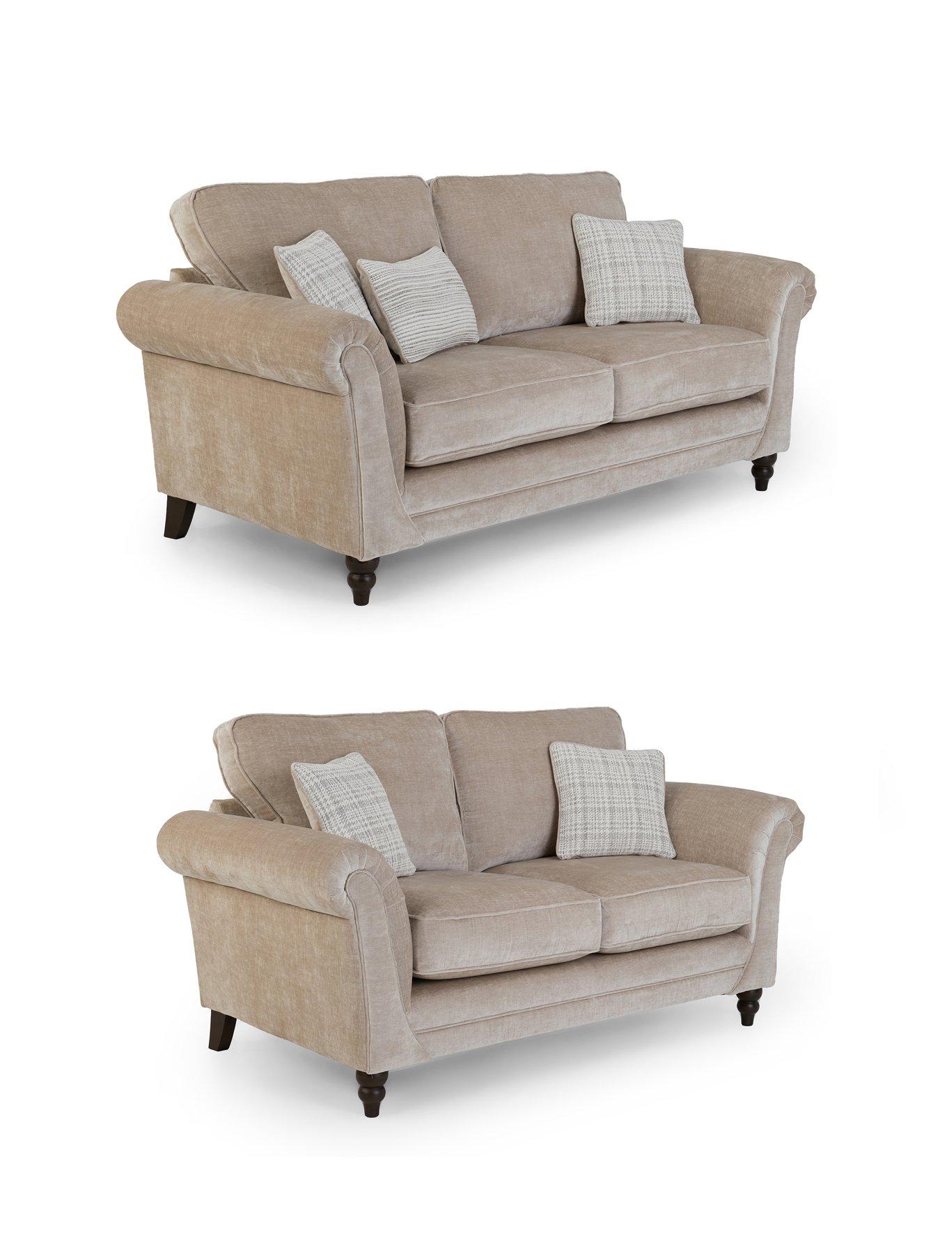 image of the-very-collection-highgate-3-2-seater-fabric-sofa-set