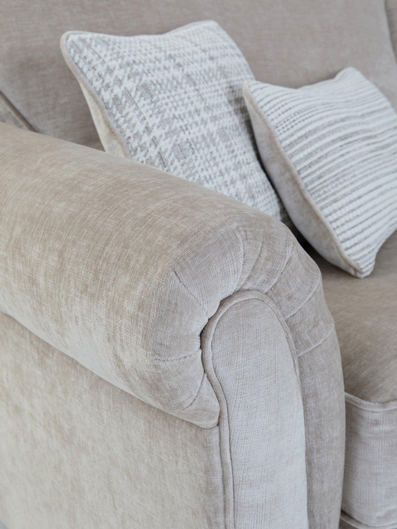 Image 4 of 6 of The Very Collection Highgate 3 Seater Fabric Sofa + Snuggle Chair Set (Buy &amp; SAVE!)&nbsp;- Made to Order in the UK