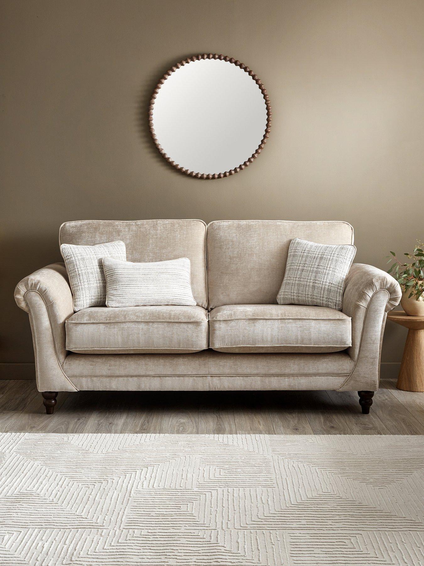  image of the-very-collection-highgate-3-seater-fabric-sofa