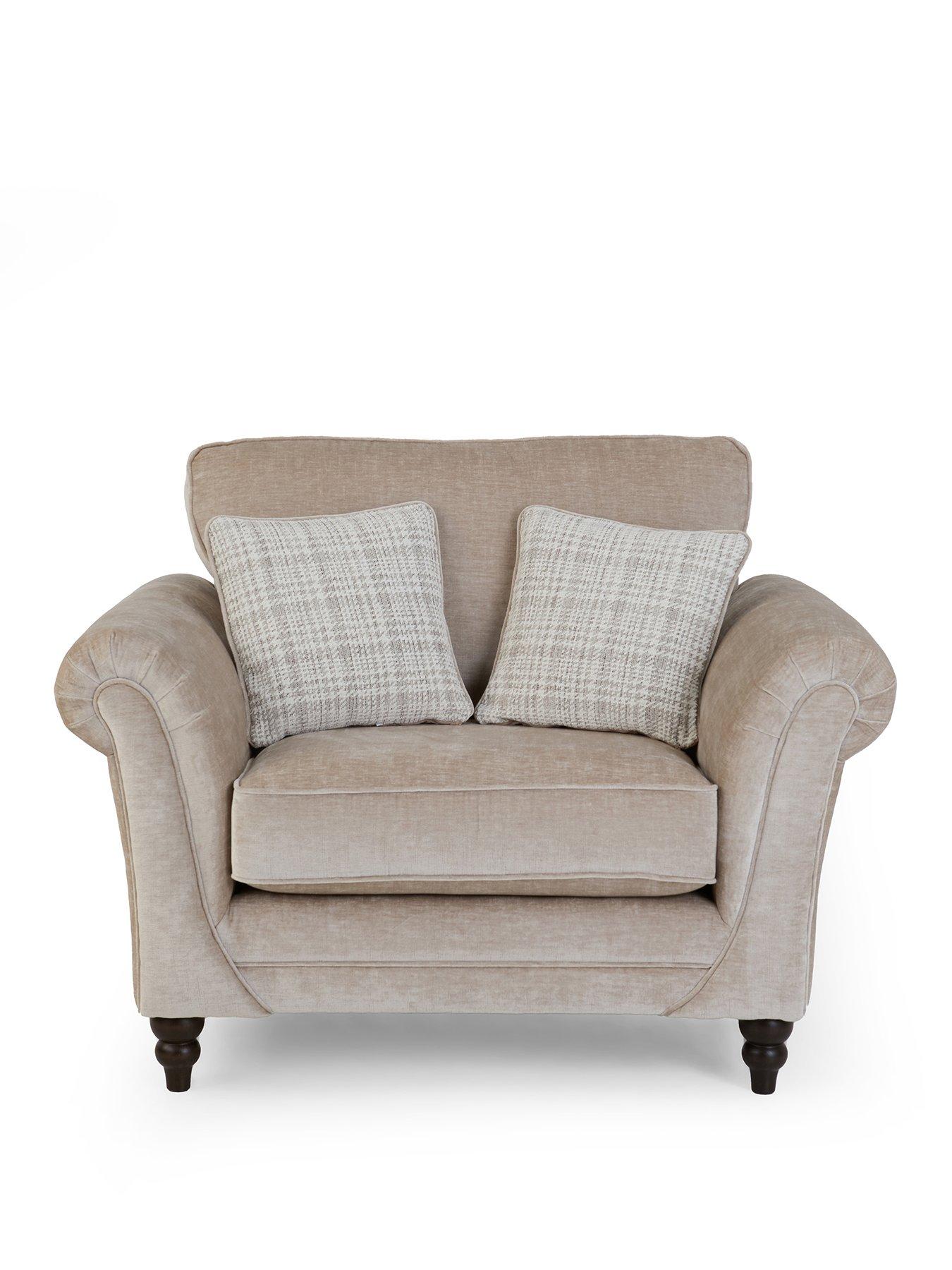 Image 2 of 6 of The Very Collection Highgate Fabric Snuggle Chair&nbsp;- Made to Order in the UK