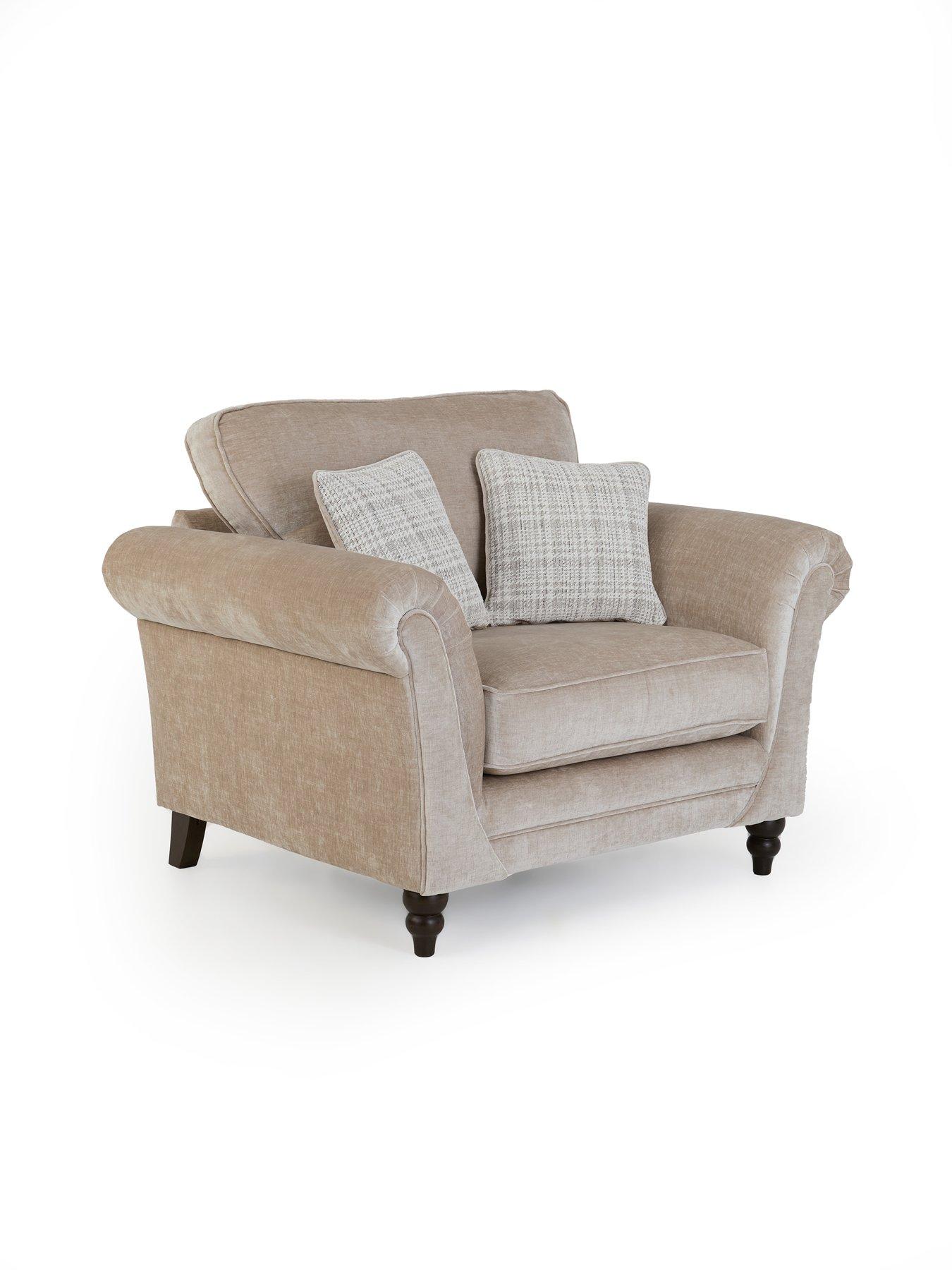 Image 3 of 6 of The Very Collection Highgate Fabric Snuggle Chair&nbsp;- Made to Order in the UK