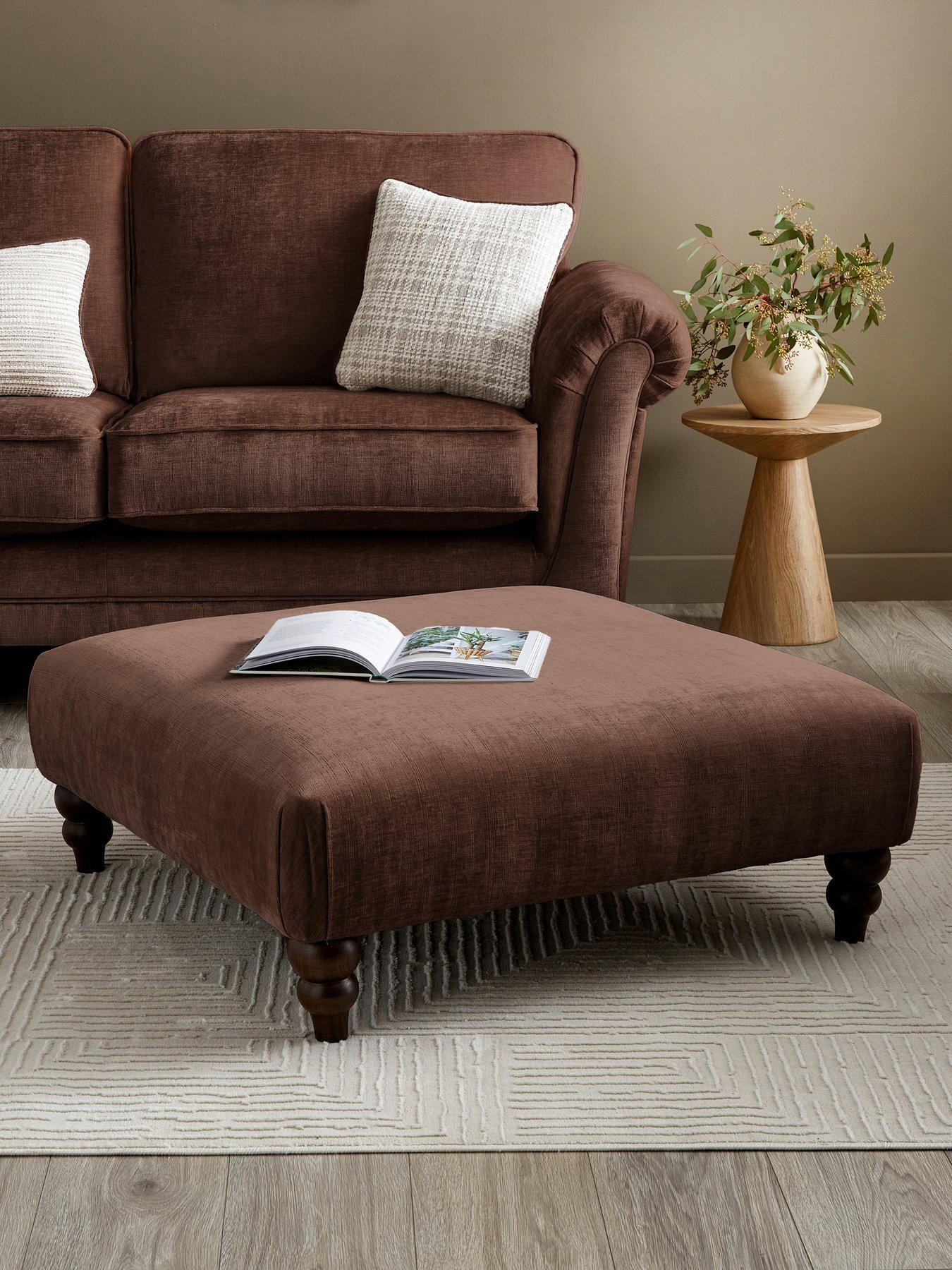The Very Collection Highgate Fabric Footstool