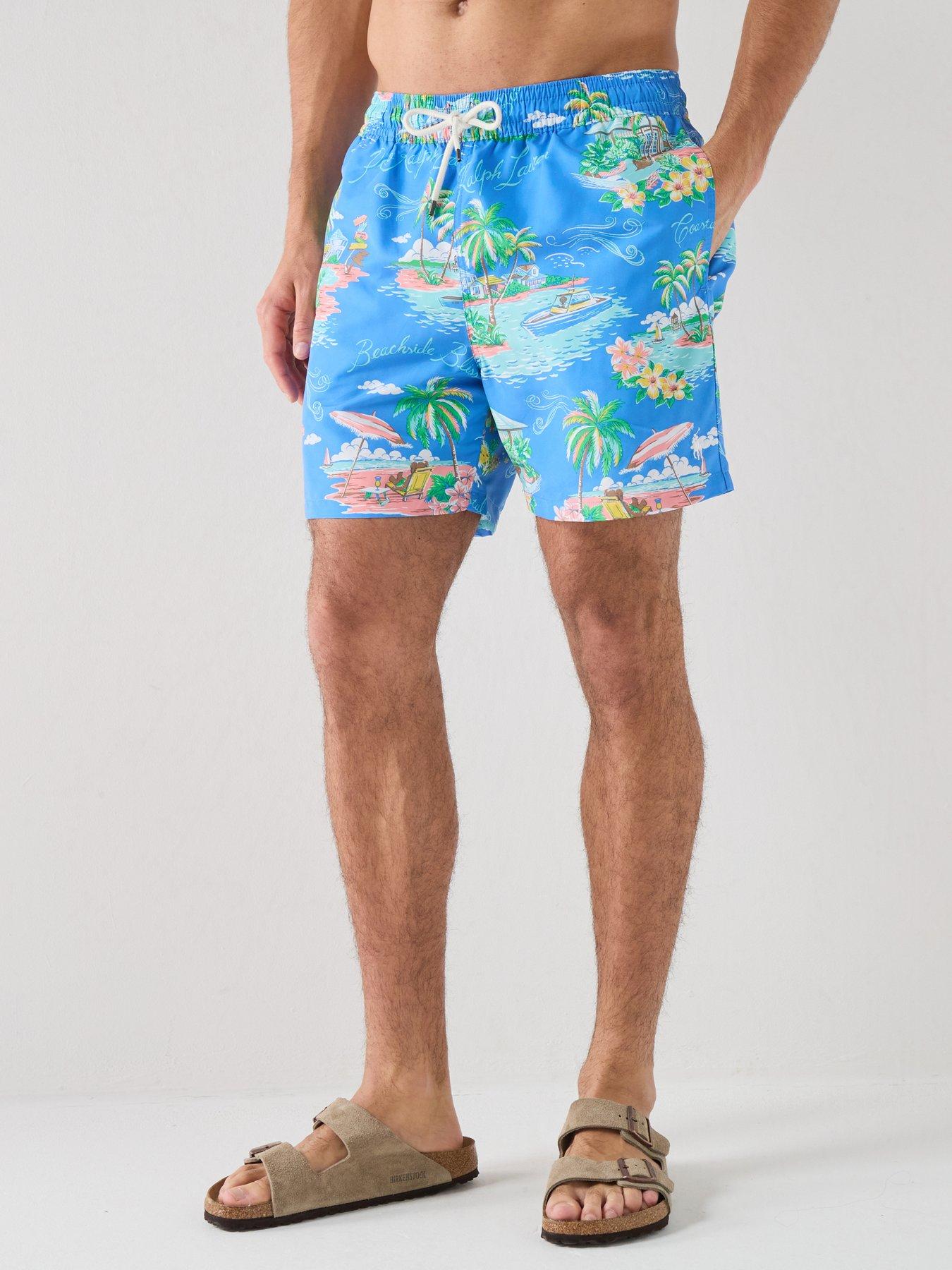 Polo Ralph Lauren Bahamas Bear Swim Shorts - Tropical
