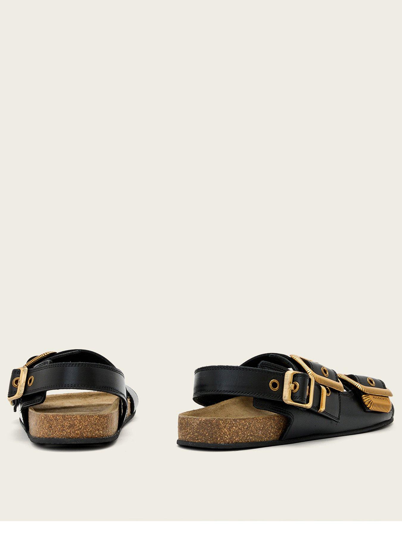  image of allsaints-staffa-sandal-black