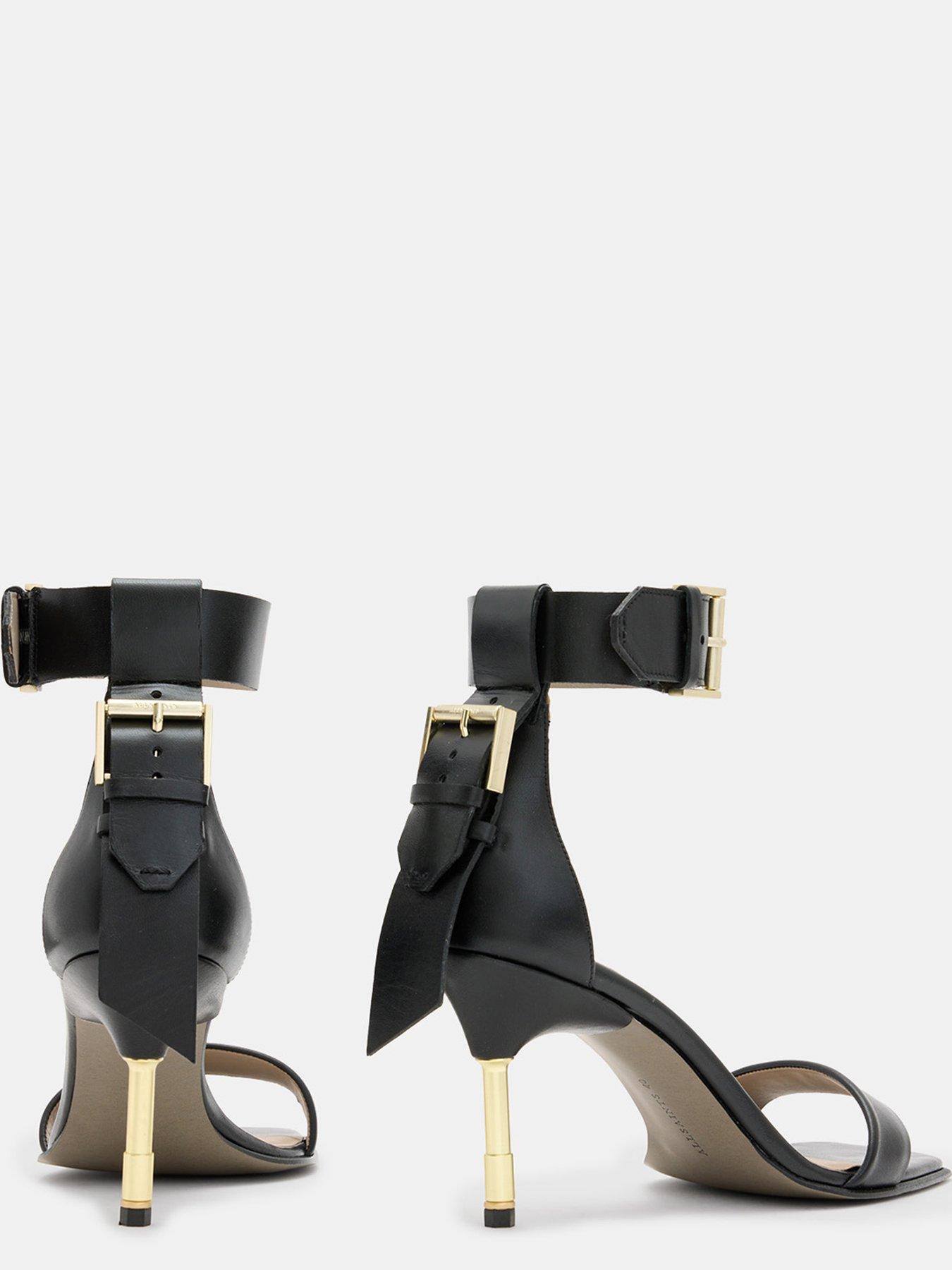  image of allsaints-noir-mid-height-square-toe-sandal-black