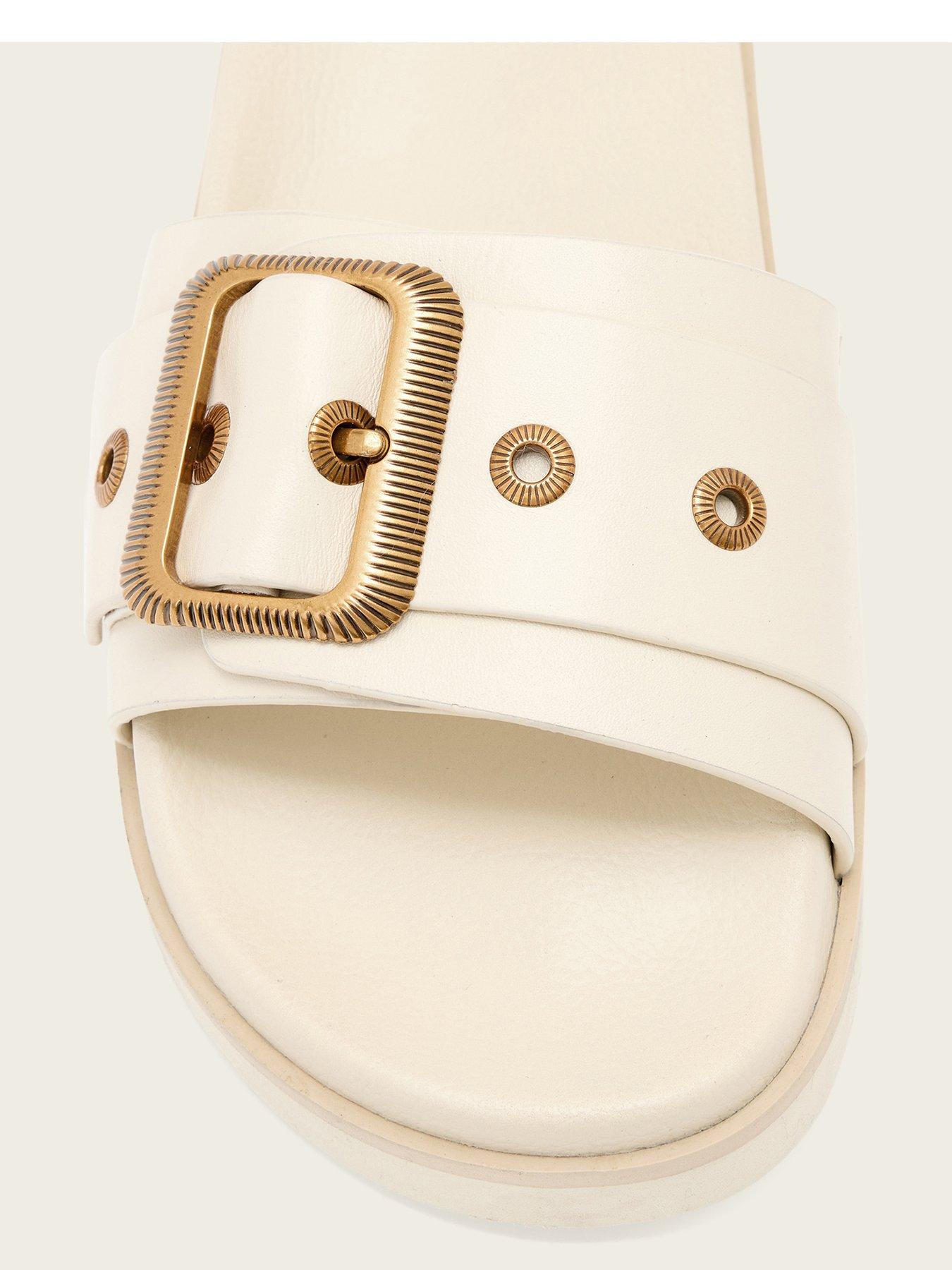  image of allsaints-ellie-western-slider-white