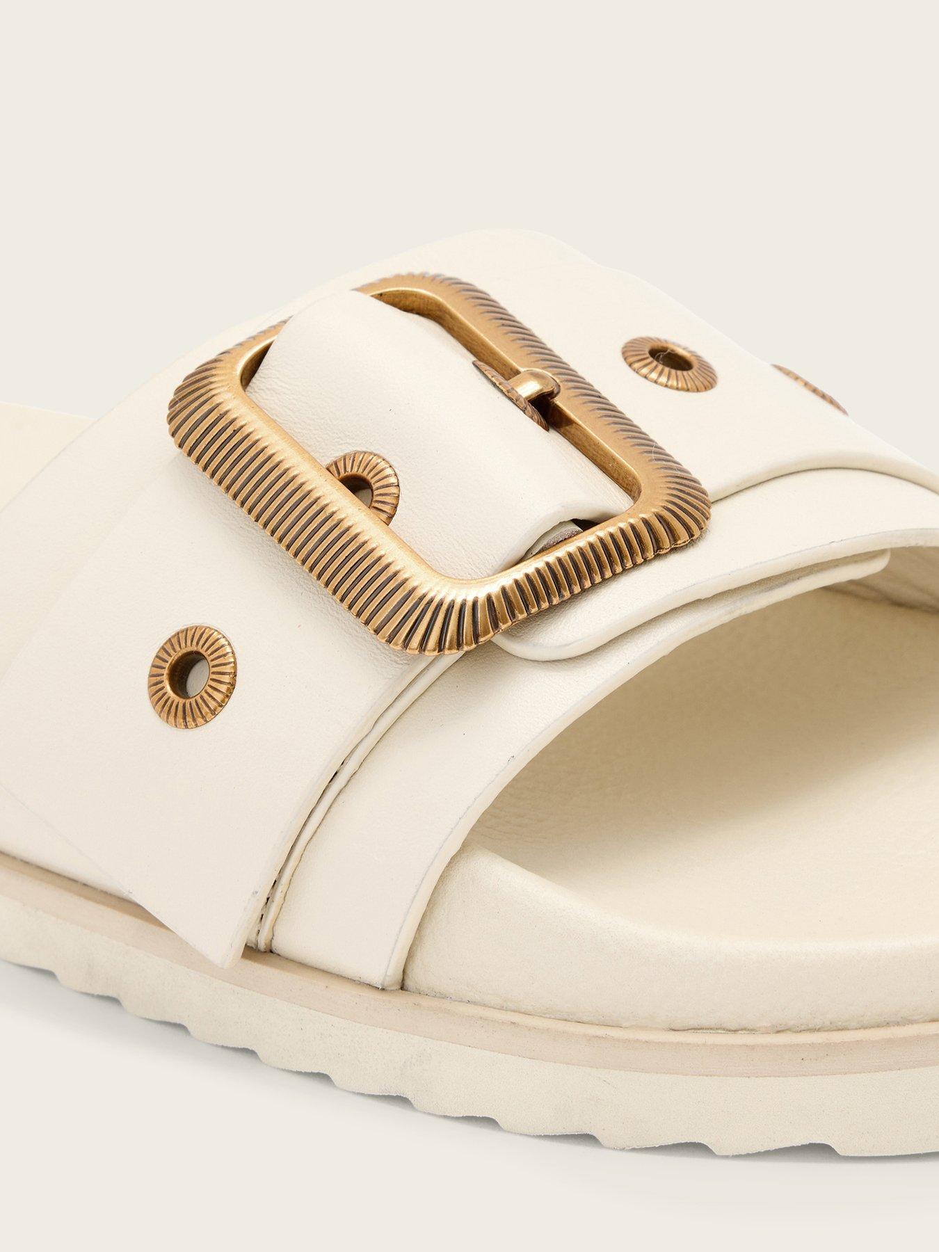  image of allsaints-ellie-western-slider-white