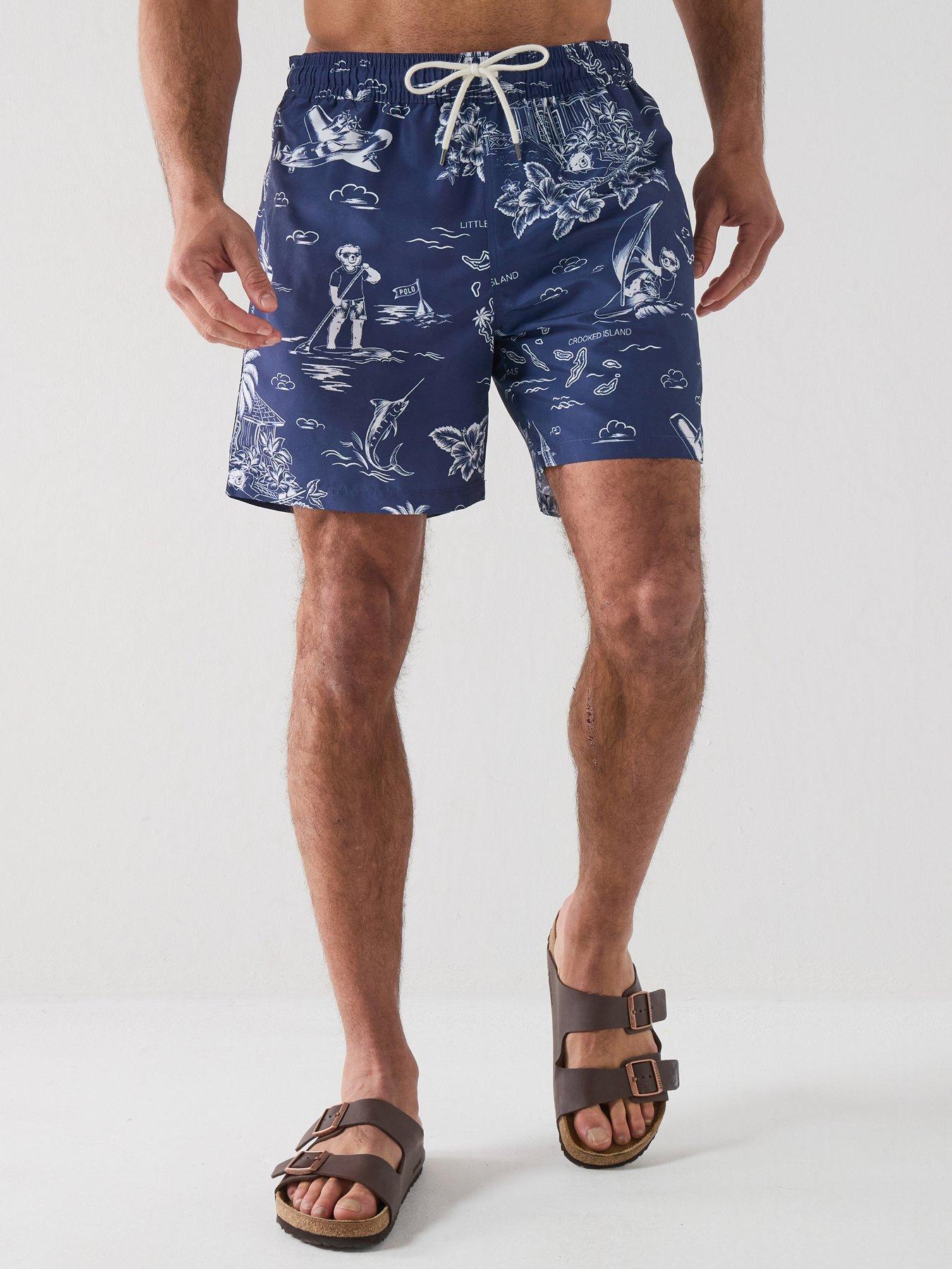 Polo Ralph Lauren Polo Ralph Lauren Harbour Island Bear Swim Shorts - Navy
