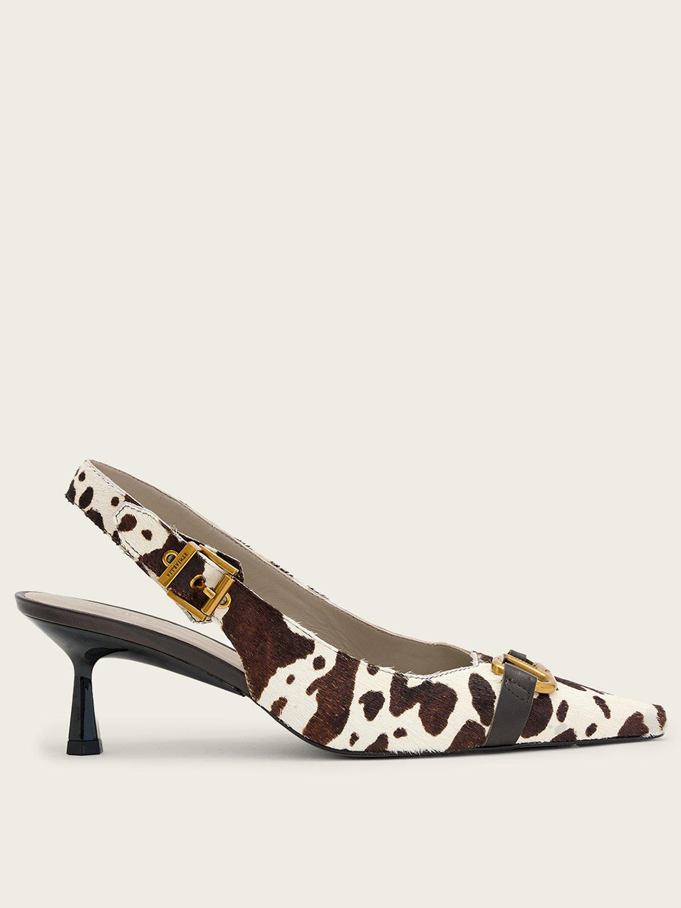 AllSaints Hera Slingback Shoe - Brown