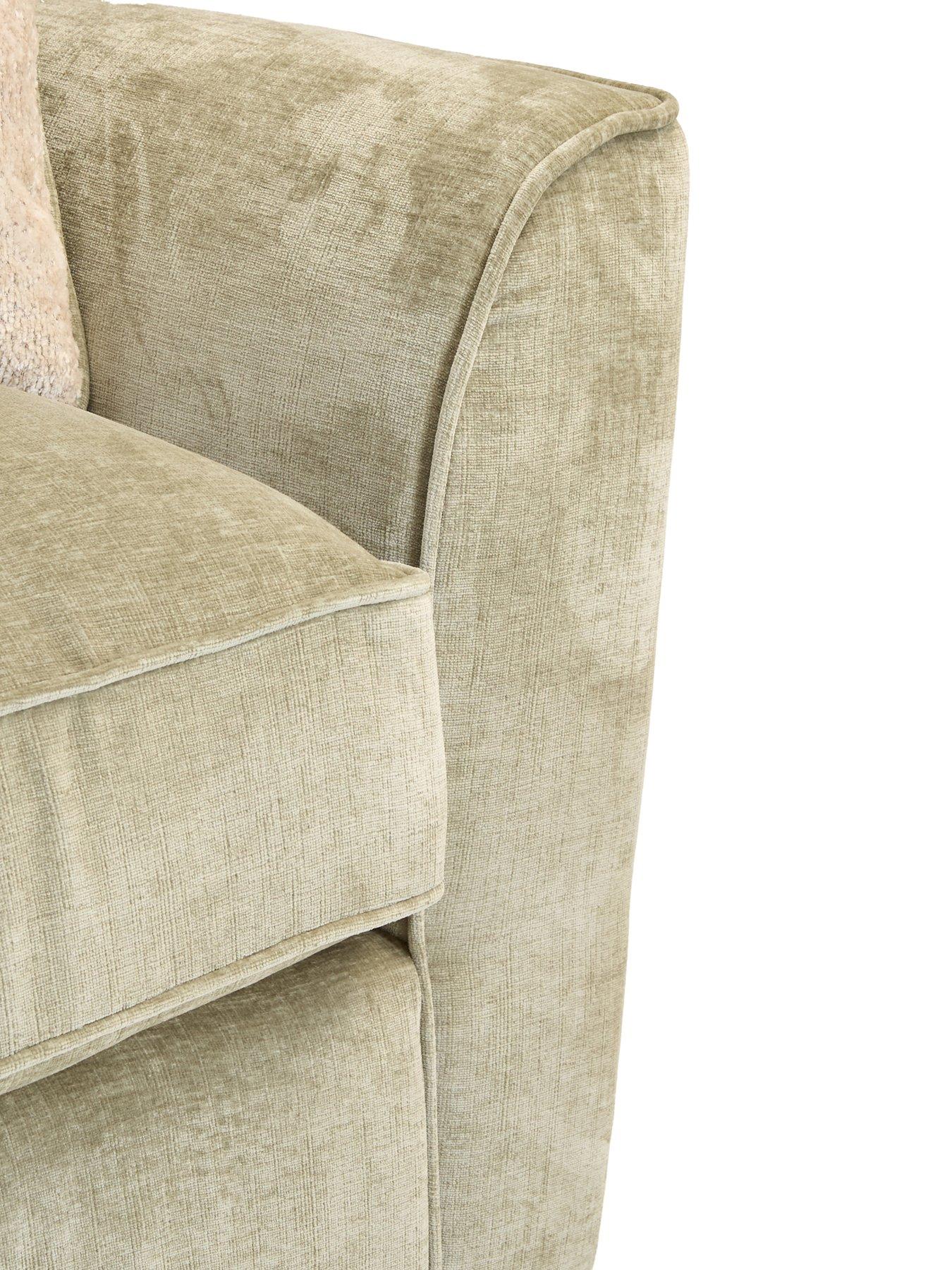 Image 6 of 7 of The Very Collection Clover 3 Seater Scatterback Sofa + Footstool