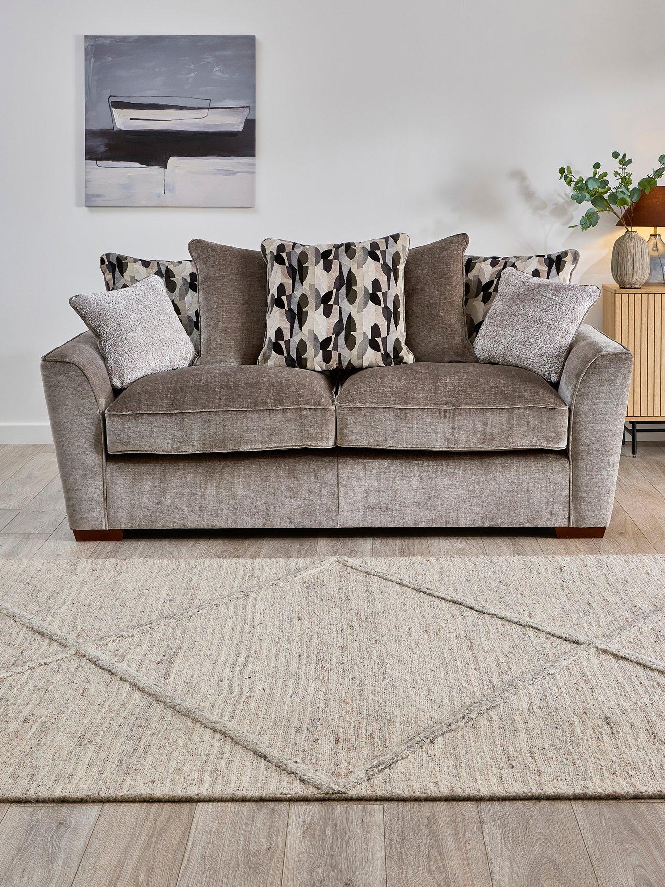 The Very Collection Clover 3 Seater Scatterback Sofa