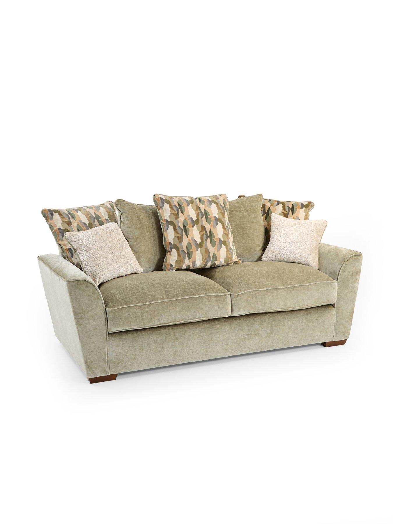 Image 3 of 7 of The Very Collection Clover 3 Seater Scatterback Sofa