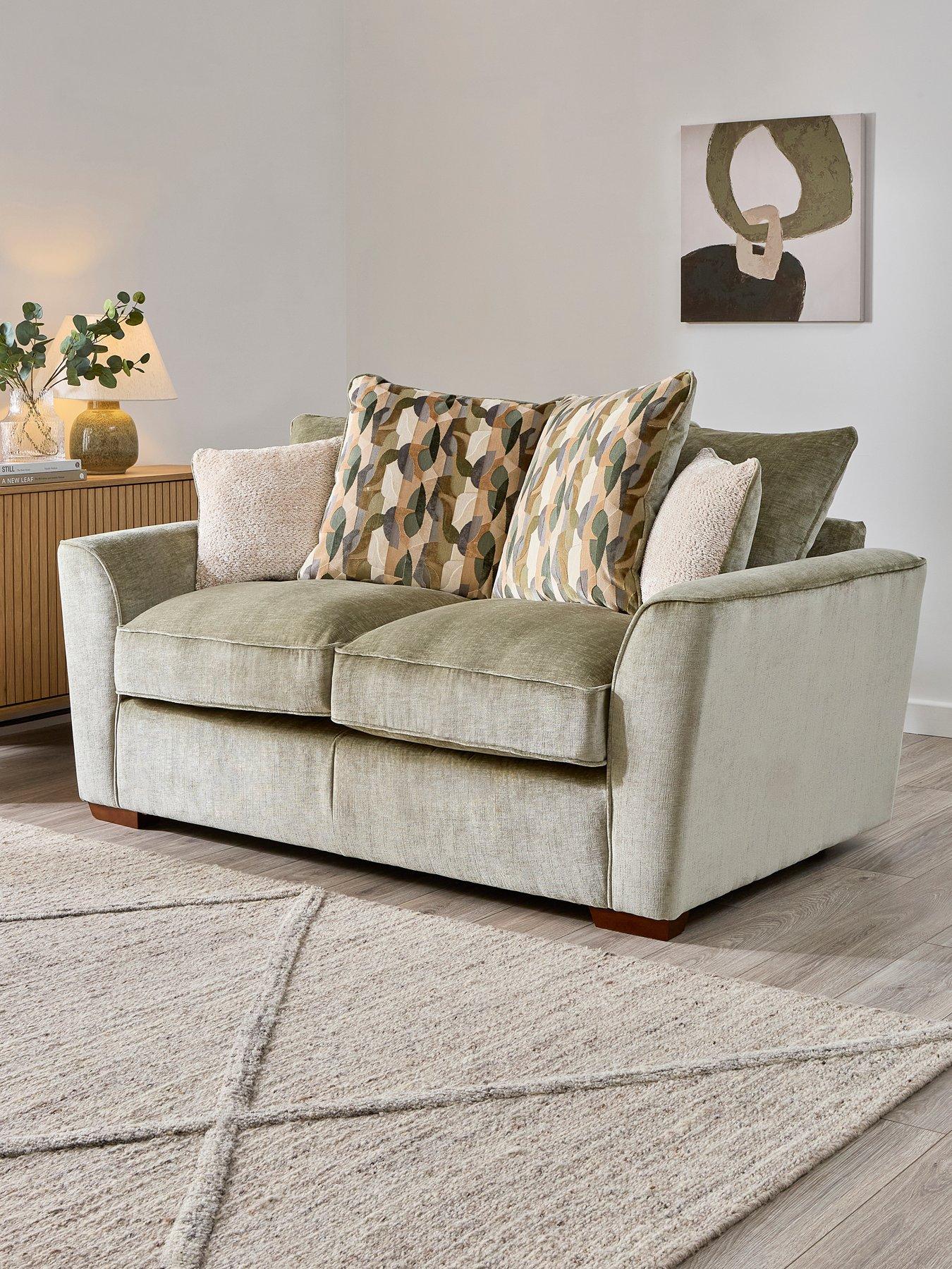 Image 1 of 8 of The Very Collection Clover 2 Seater Scatterback Sofa&nbsp;- Made to Order in the UK