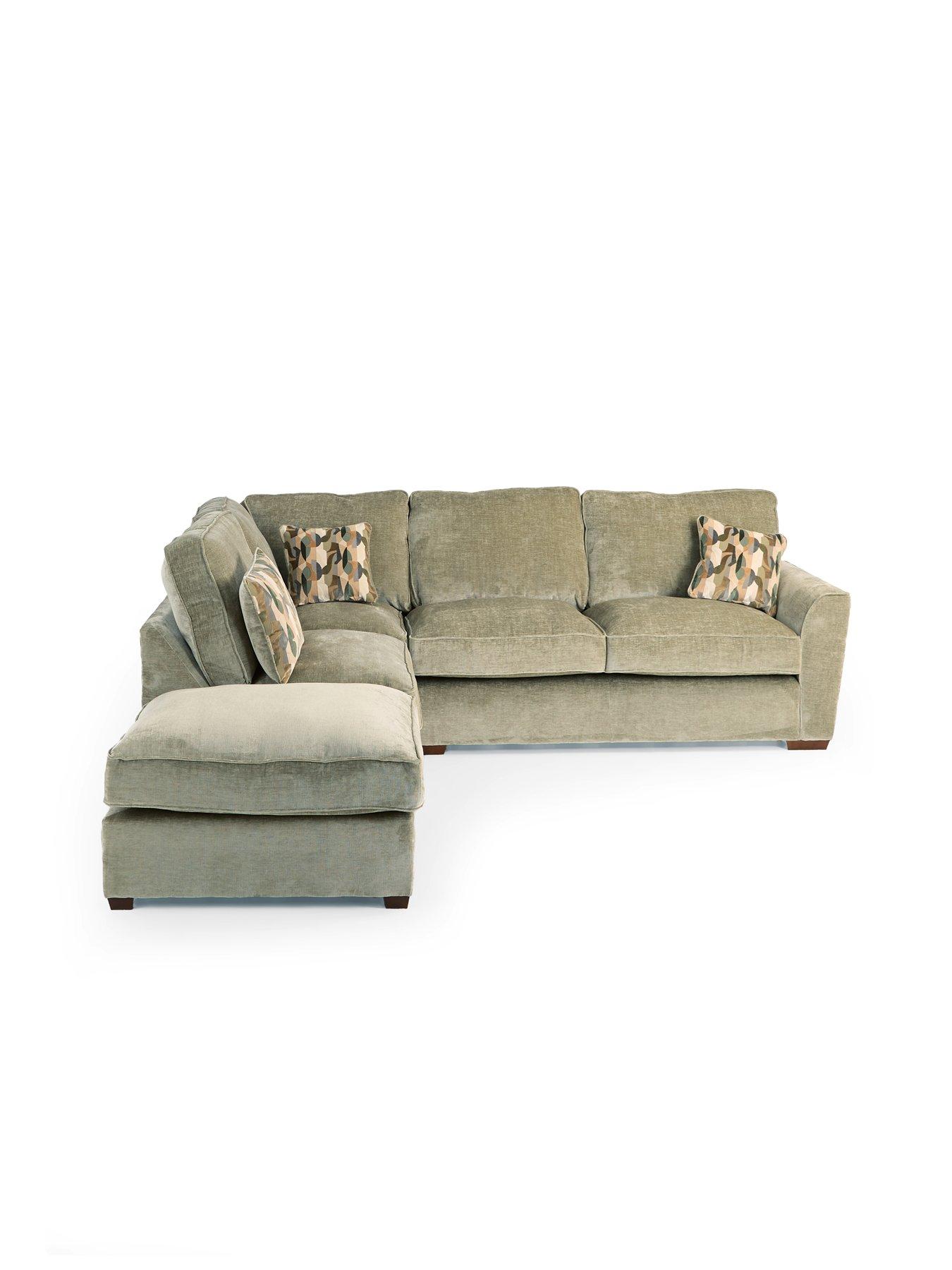 Image 3 of 7 of The Very Collection Clover Left Hand Corner Chaise with Footstool&nbsp;- Made to Order in the UK