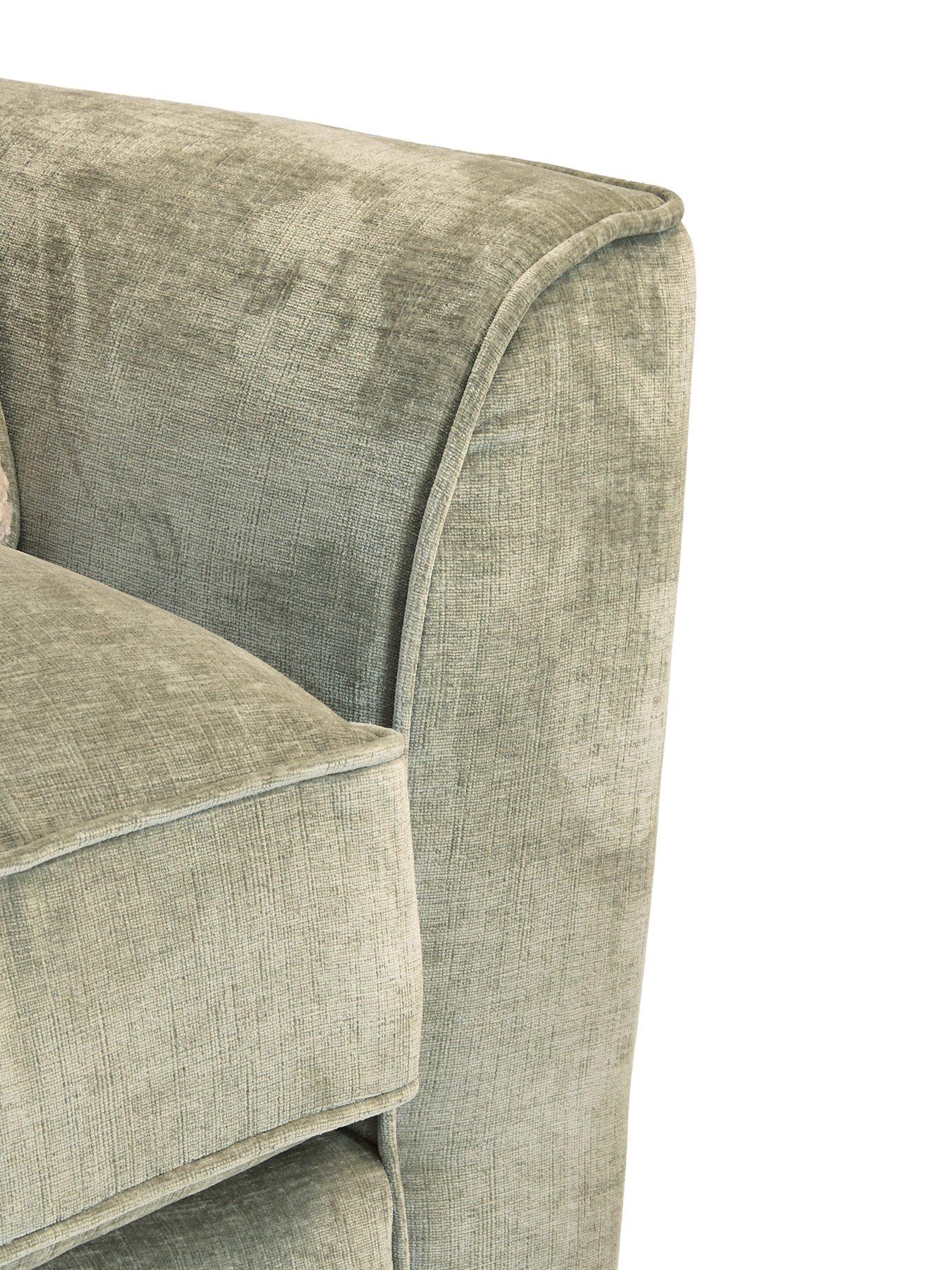 Image 5 of 7 of The Very Collection Clover Left Hand Corner Chaise with Footstool&nbsp;- Made to Order in the UK