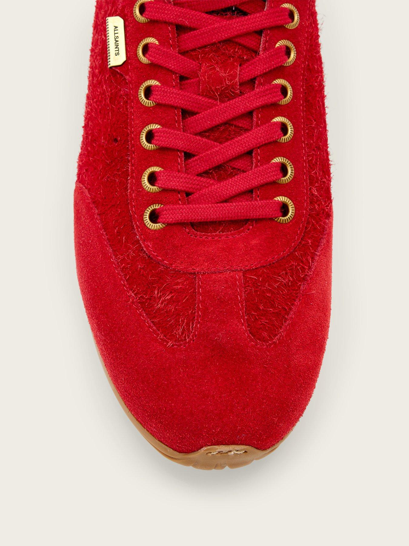 Image 6 of 6 of AllSaints Liam Sneaker - Red