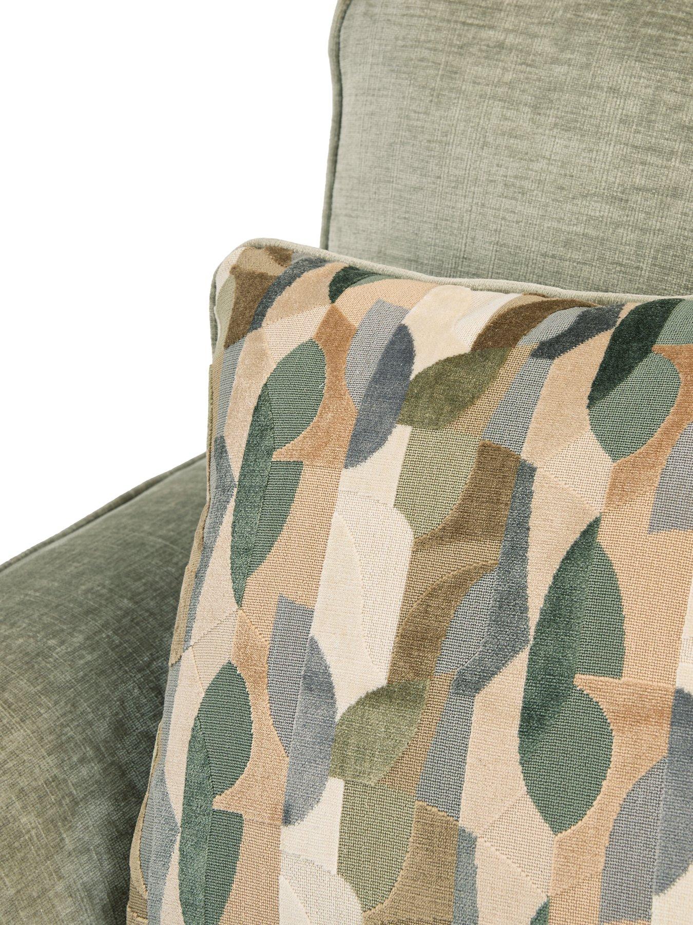 Image 6 of 7 of The Very Collection Clover Right Hand Corner Chaise With Footstool