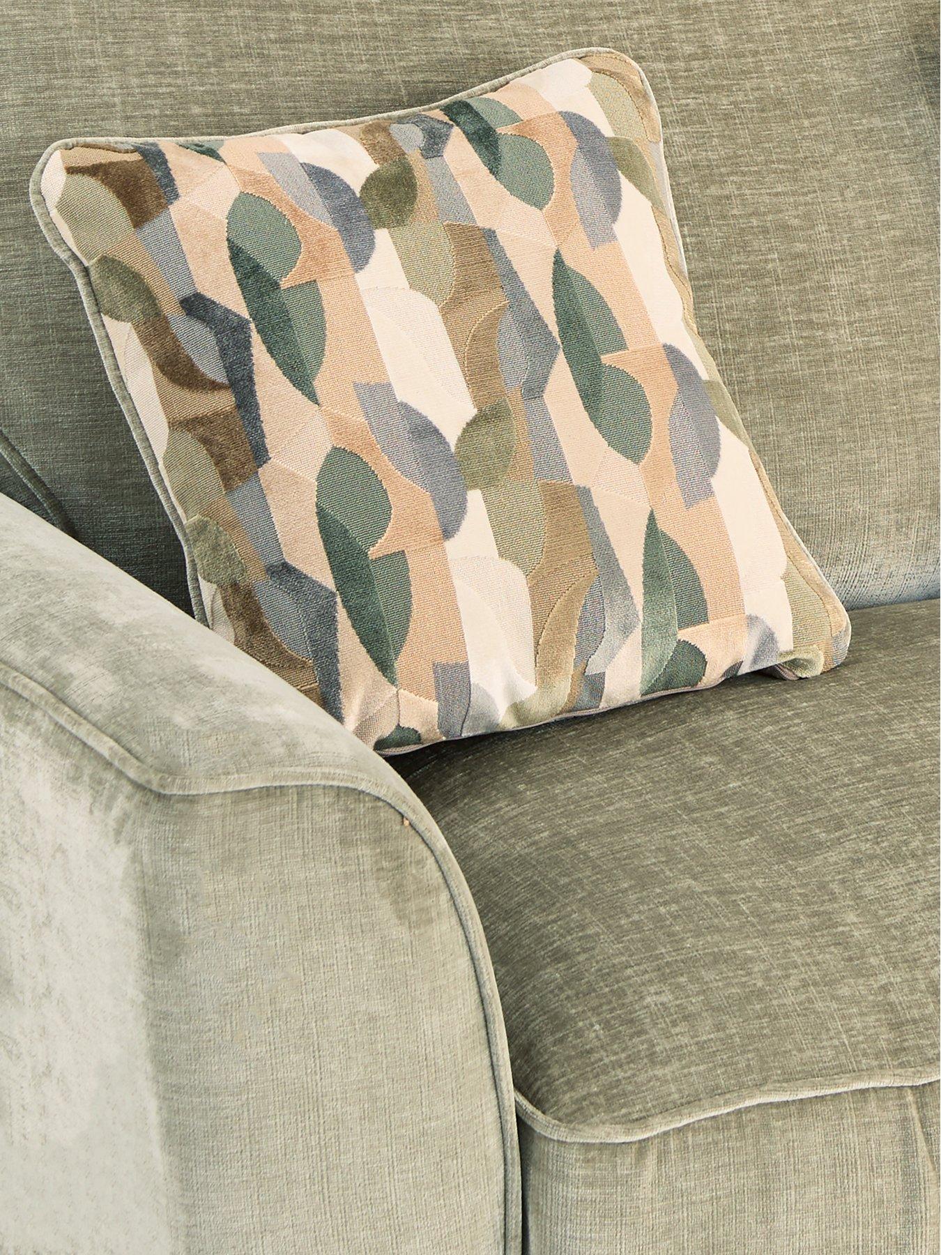 Image 5 of 7 of The Very Collection Clover 3 Seater + Footstool