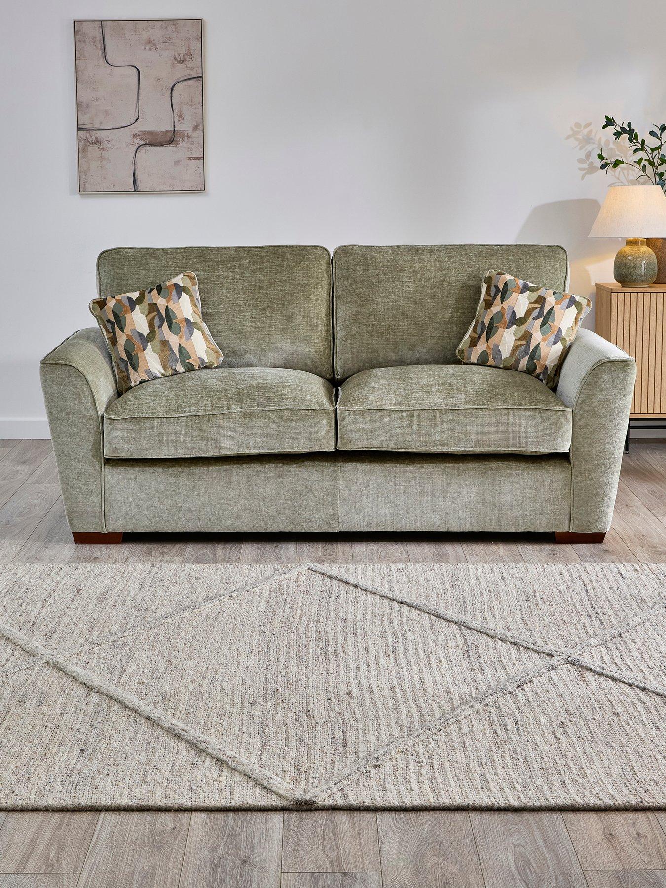 Image 1 of 7 of The Very Collection Clover 3 Seater Sofa