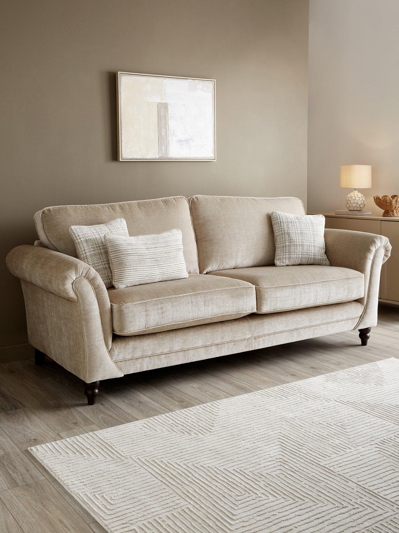 The Very Collection Highgate 4 Seater Fabric Sofa - Made to Order in the UK