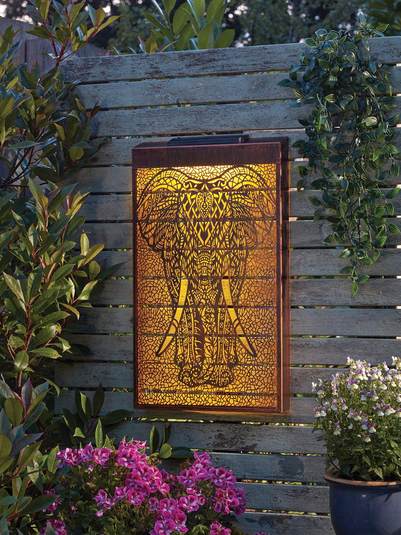 Smart Solar Elephant Decor Panel