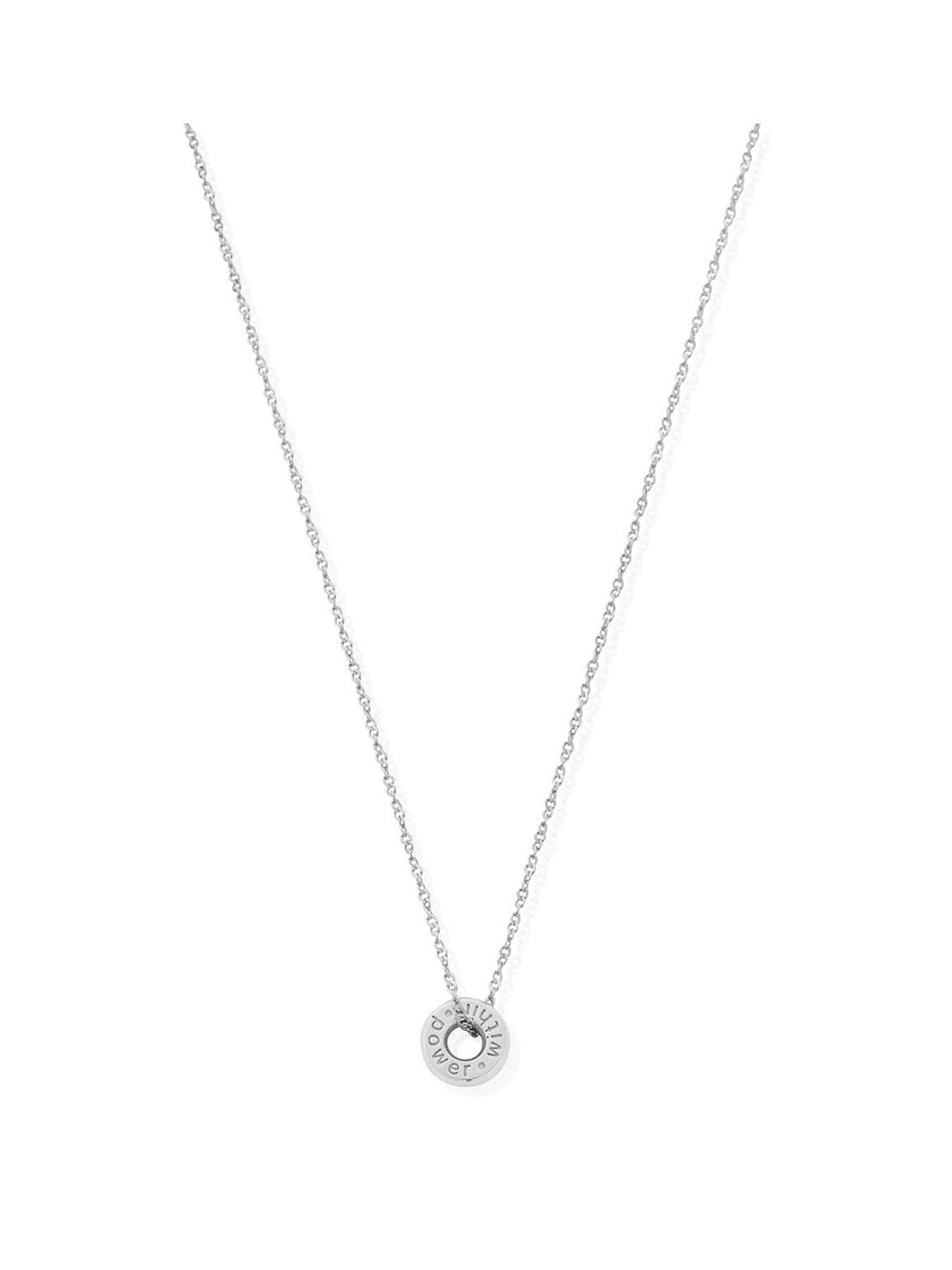 ChloBo TINY TWISTED ROPE CHAIN POWER WITHIN NECKLACE