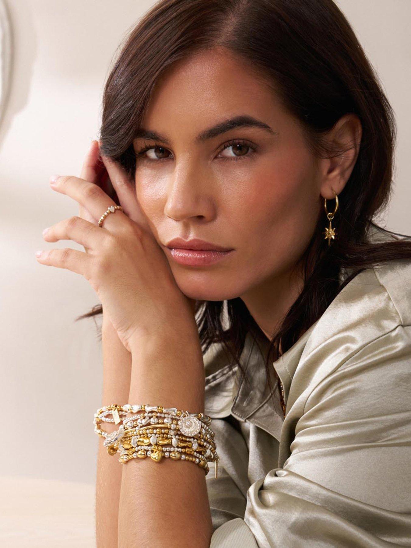 Image 3 of 4 of ChloBo Gold And Silver Rising Woman Bracelet