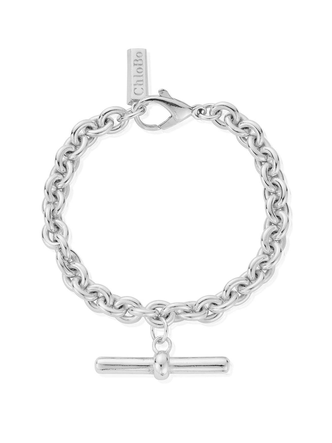 ChloBo ANCHOR CHAIN T-BAR BRACELET
