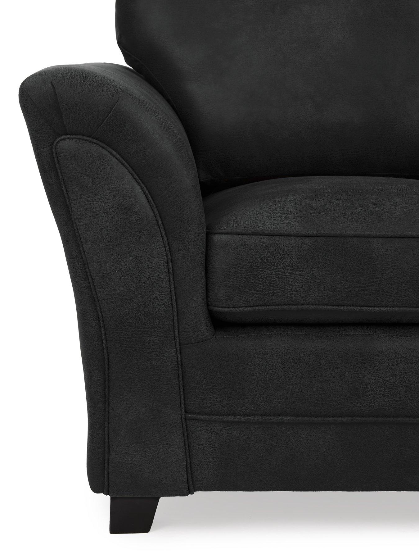Image 4 of 6 of The Very Collection Dury Leather Look 3 + Chair