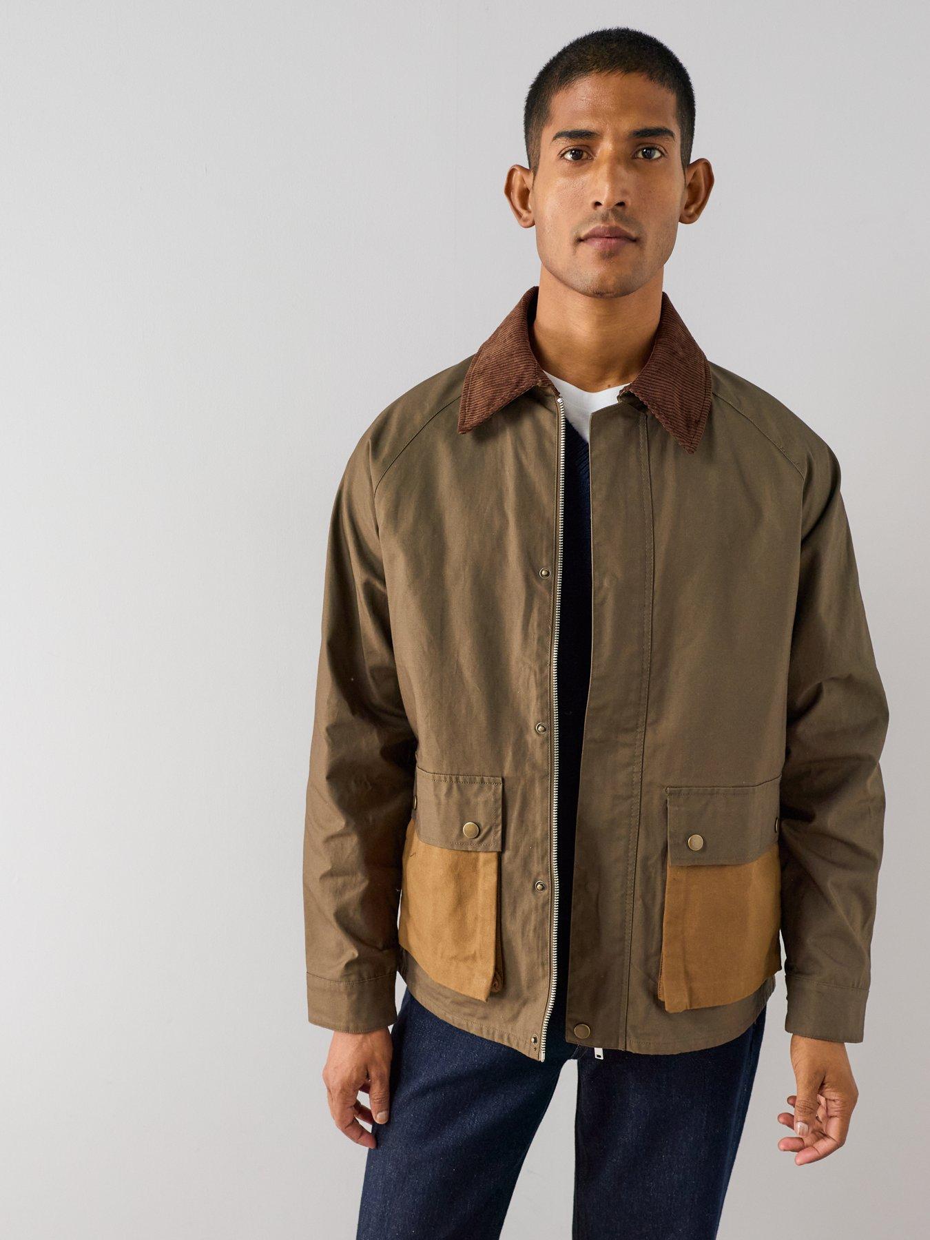 Image 6 of 7 of The Very Collection Pure Cotton Wax Jacket - Brown