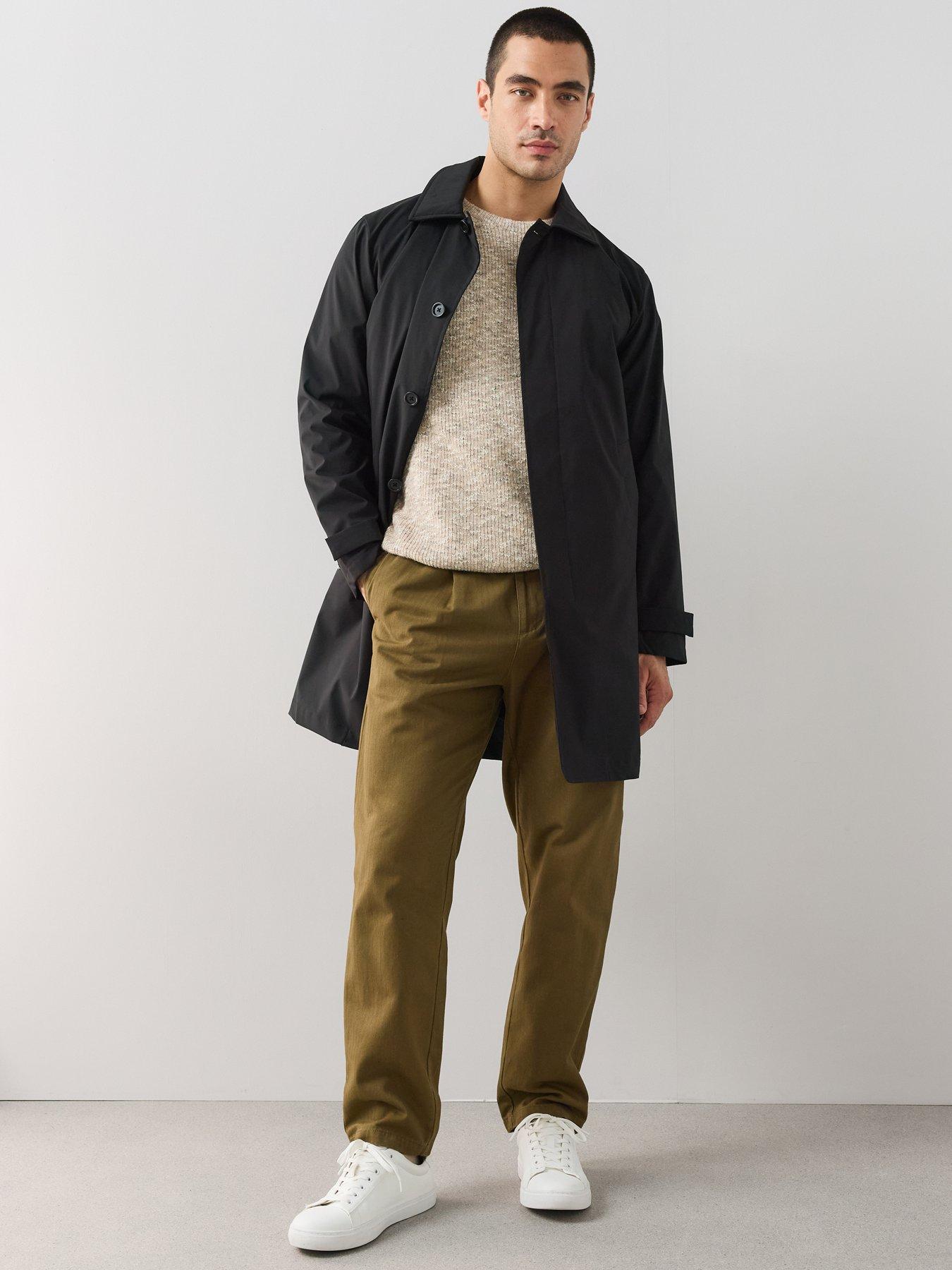 Image 3 of 7 of The Very Collection Padded Mac Jacket - Black