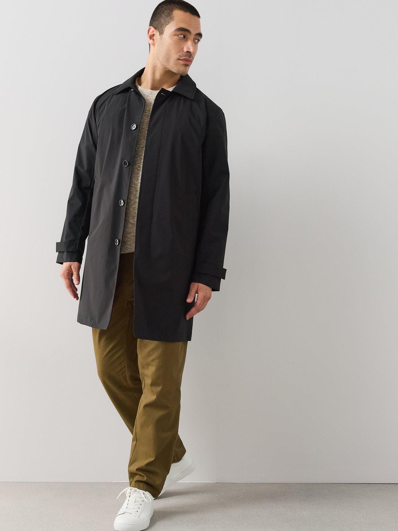 Image 6 of 7 of The Very Collection Padded Mac Jacket - Black
