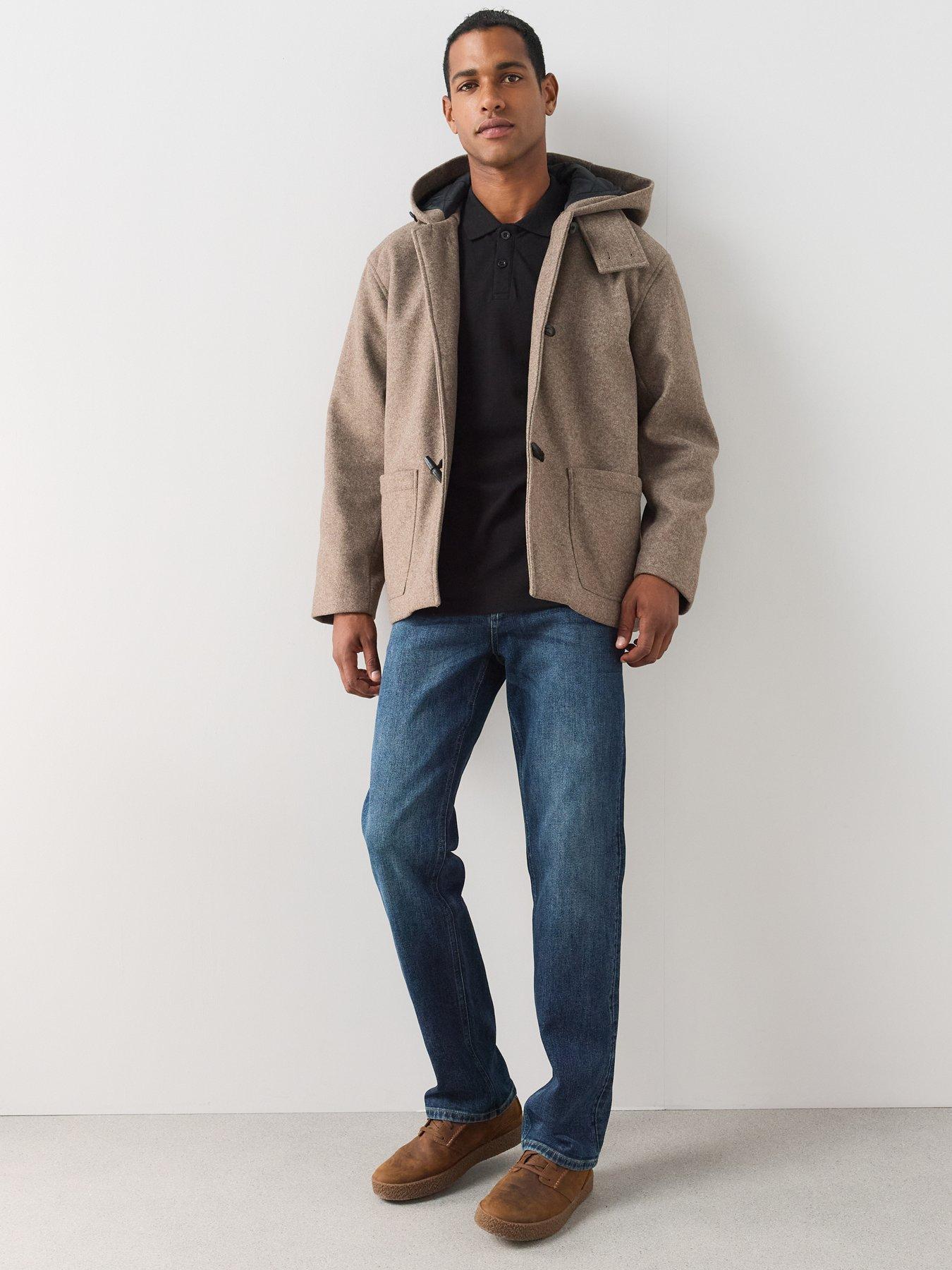 Image 3 of 7 of The Very Collection Duffle Coat - Beige