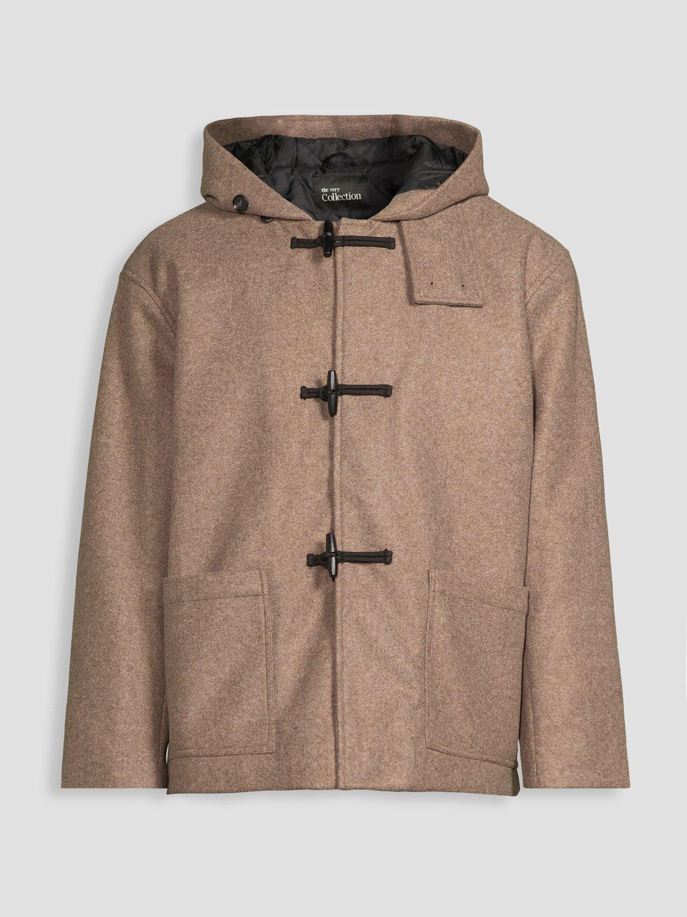 Image 7 of 7 of The Very Collection Duffle Coat - Beige