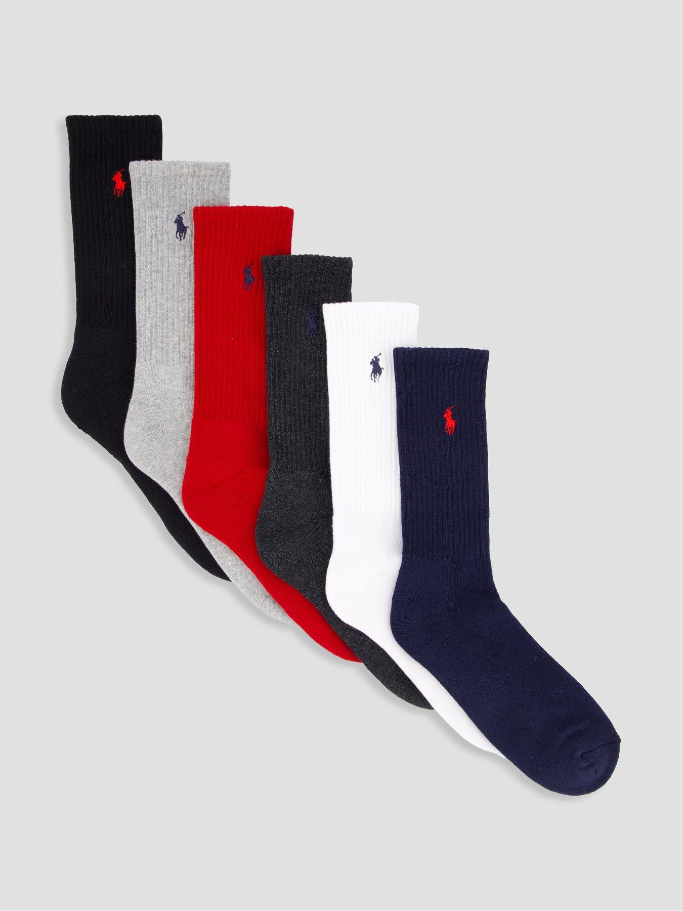 front image of polo-ralph-lauren-6-pack-cotton-logo-crew-socks-assorted