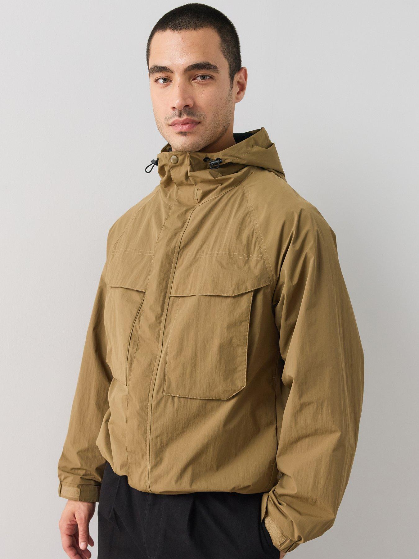 Image 1 of 7 of The Very Collection Showerproof Windbreaker Jacket - Brown