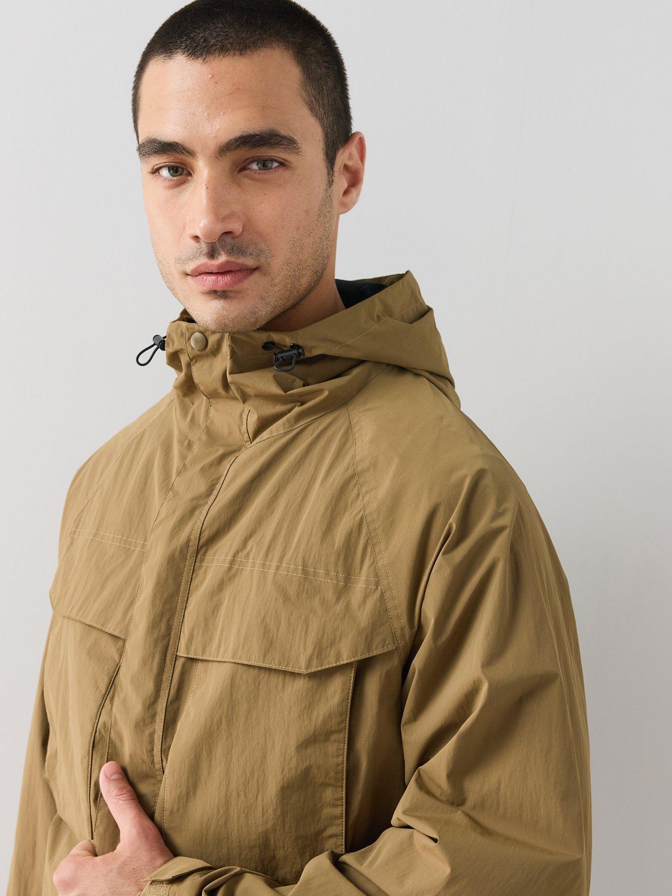 Image 4 of 7 of The Very Collection Showerproof Windbreaker Jacket - Brown