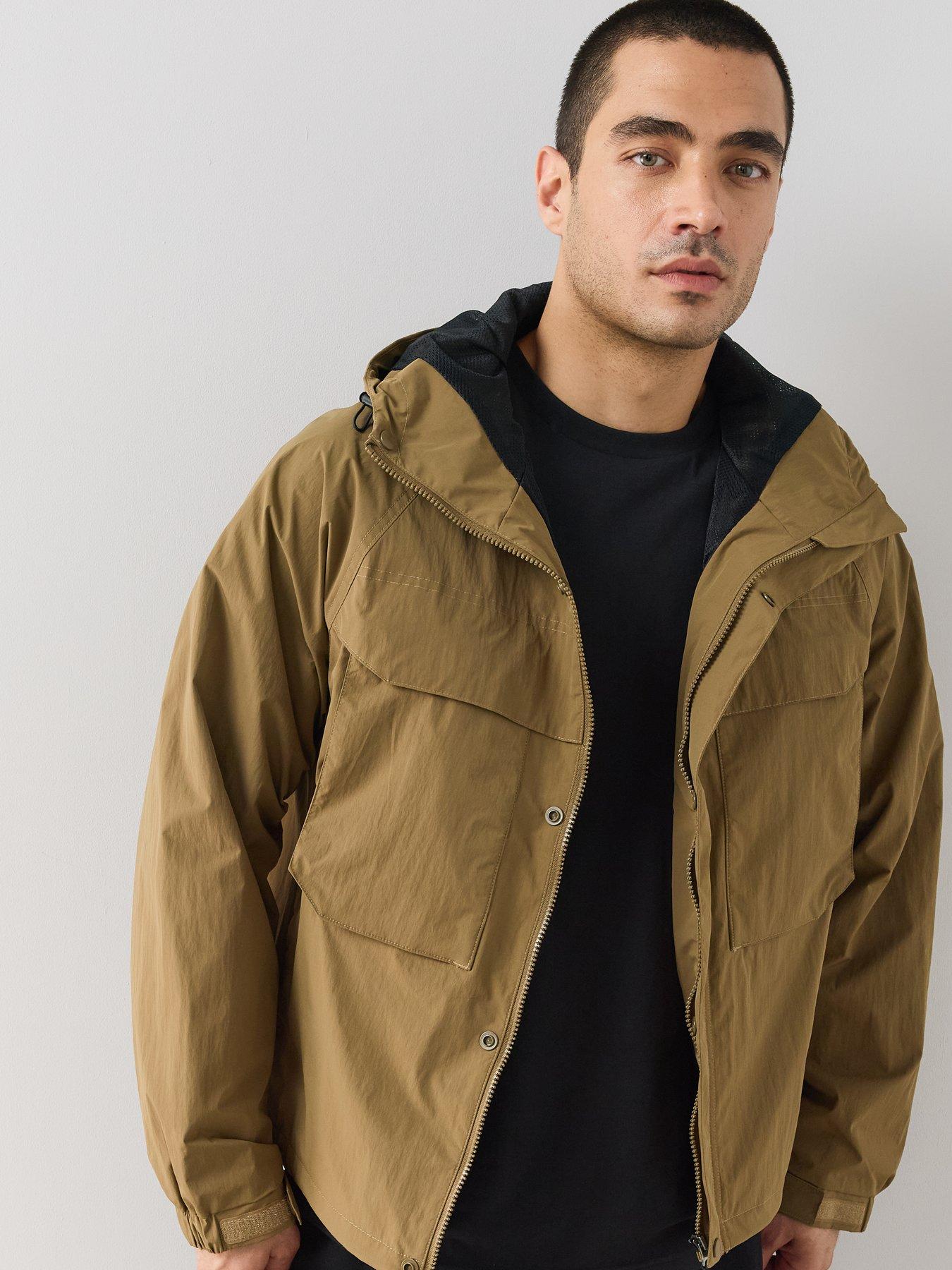 Image 6 of 7 of The Very Collection Showerproof Windbreaker Jacket - Brown